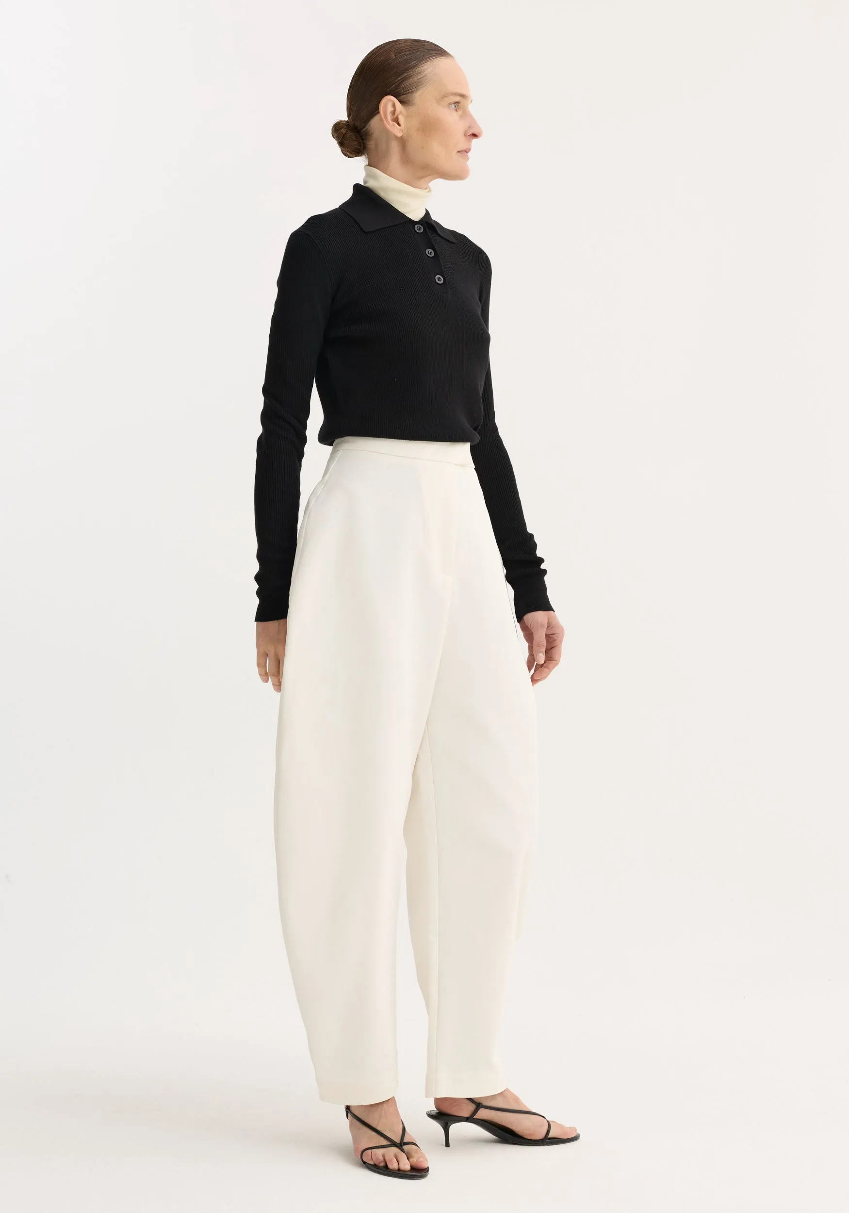 Sculptural trousers | paper white sold by Rohe product image thumbnail 3