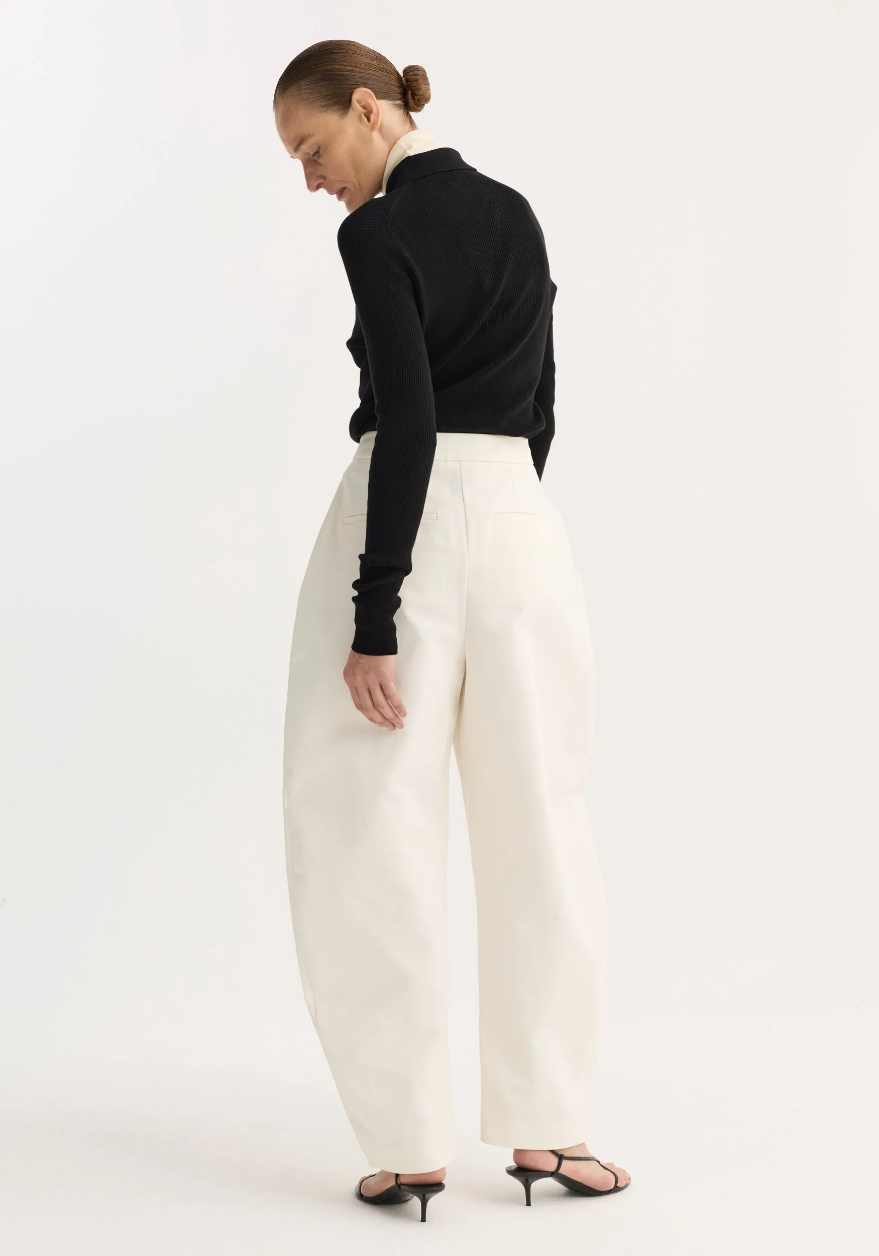 Sculptural trousers | paper white sold by Rohe product image thumbnail 4