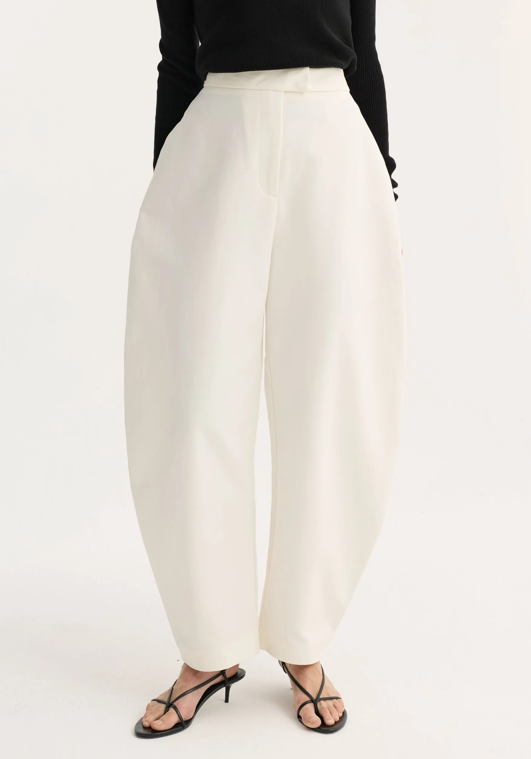 Sculptural trousers | paper white sold by Rohe product image thumbnail 2