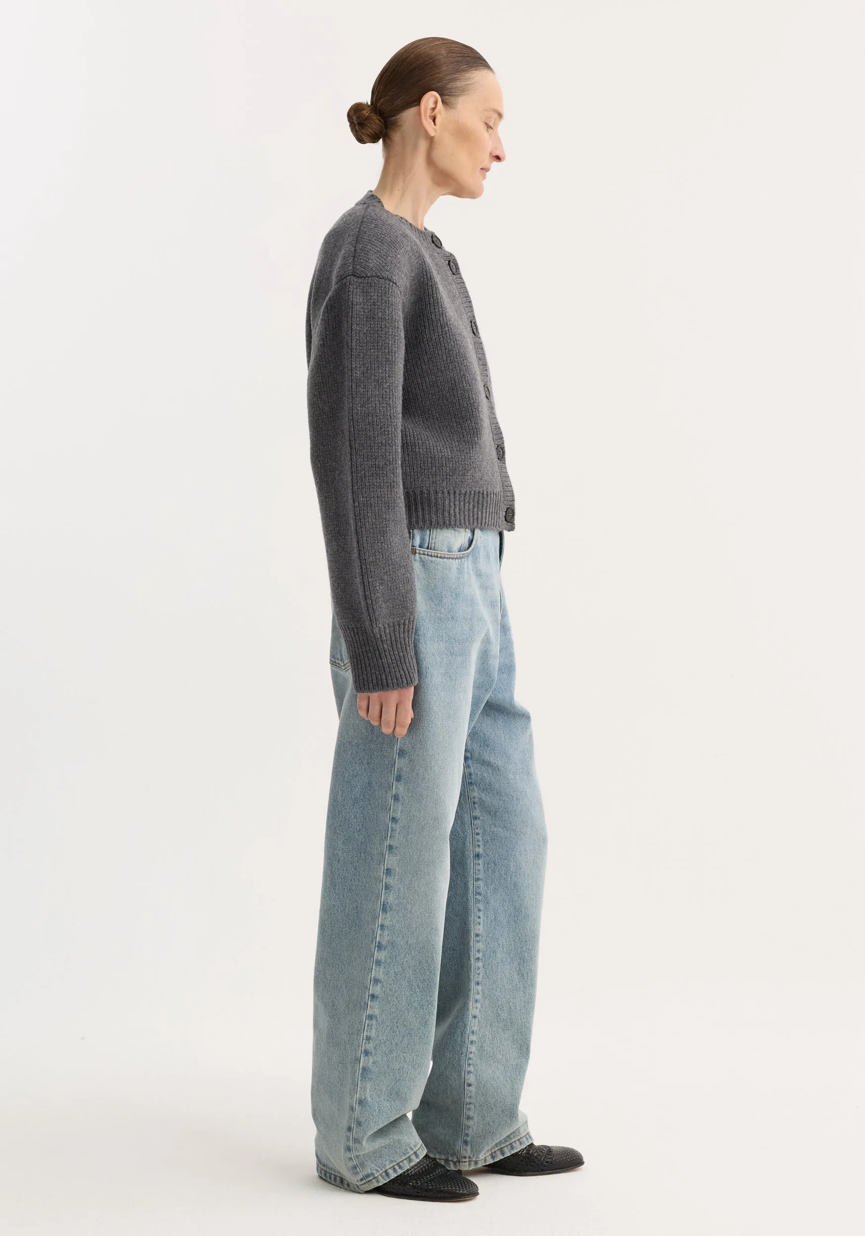 Baggy fit denim | classic blue sold by Rohe product image thumbnail 3