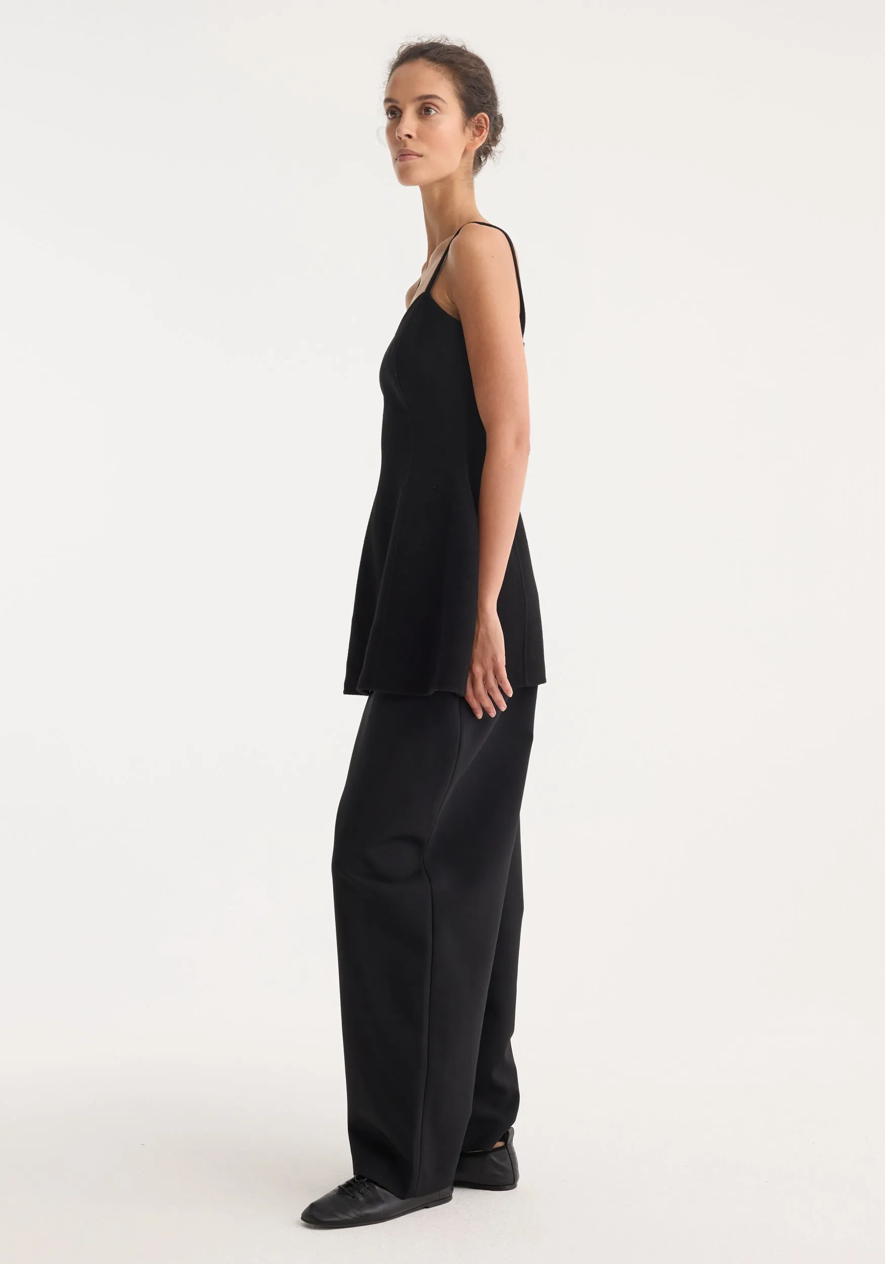 Bustier double-faced top | black sold by Rohe product image thumbnail 3