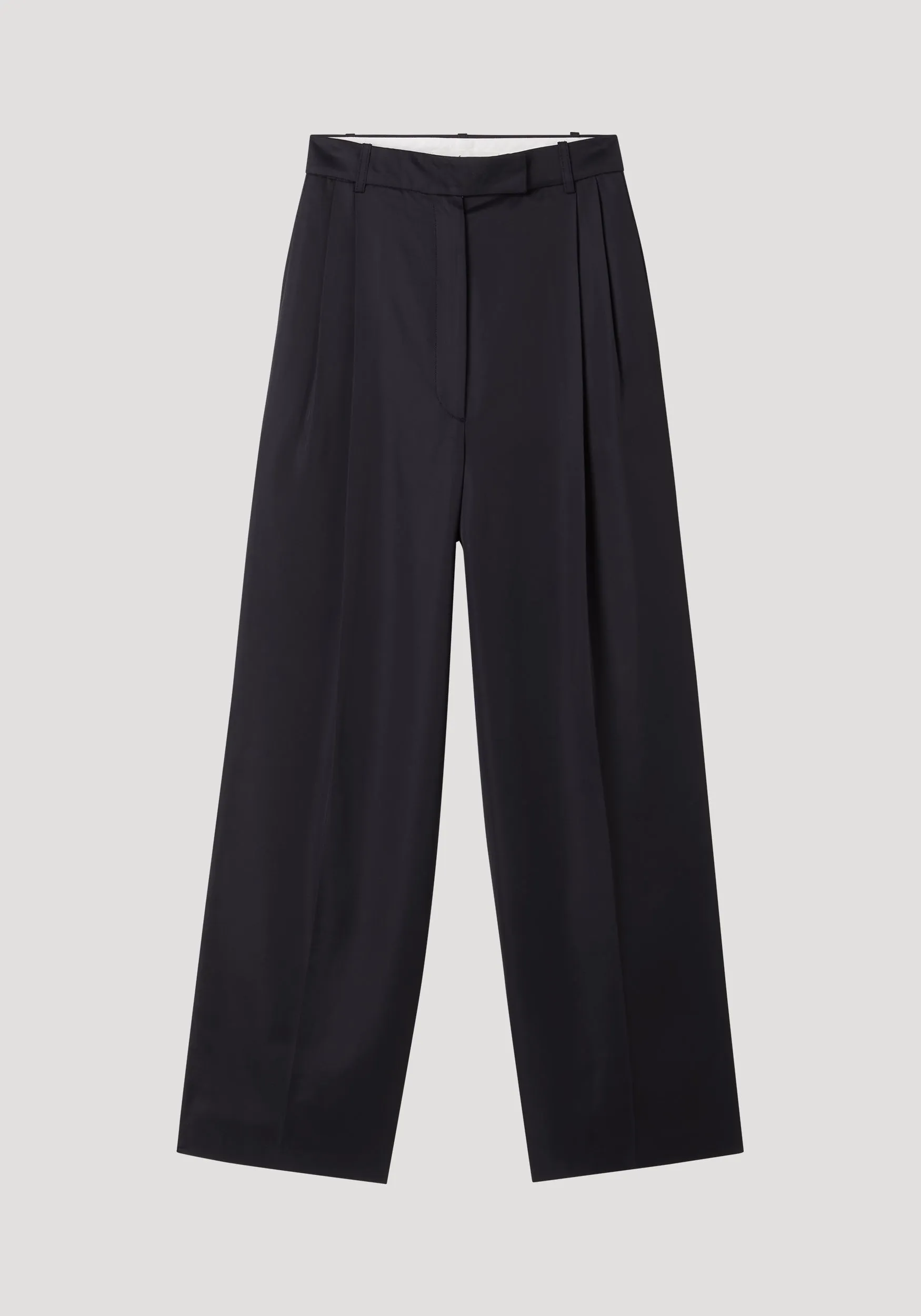High-waist satin trousers | black sold by Rohe product image thumbnail 5