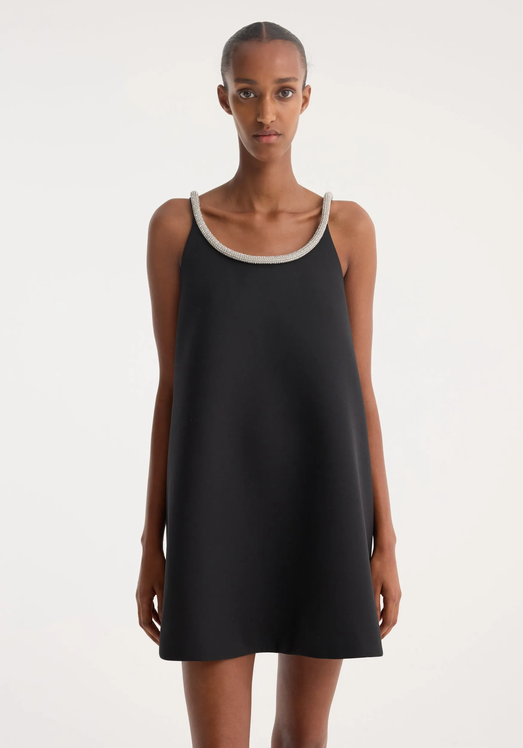 A-line appliqué dress | black sold by Rohe product image thumbnail 2