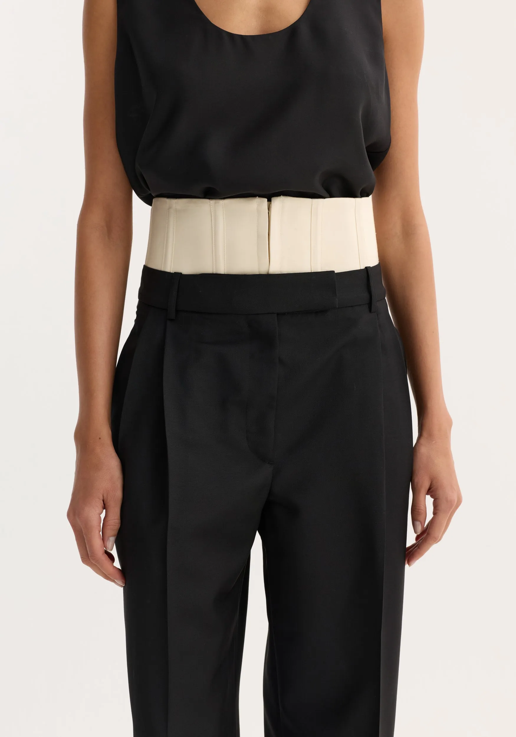 Corset trousers | black sold by Rohe product image thumbnail 5