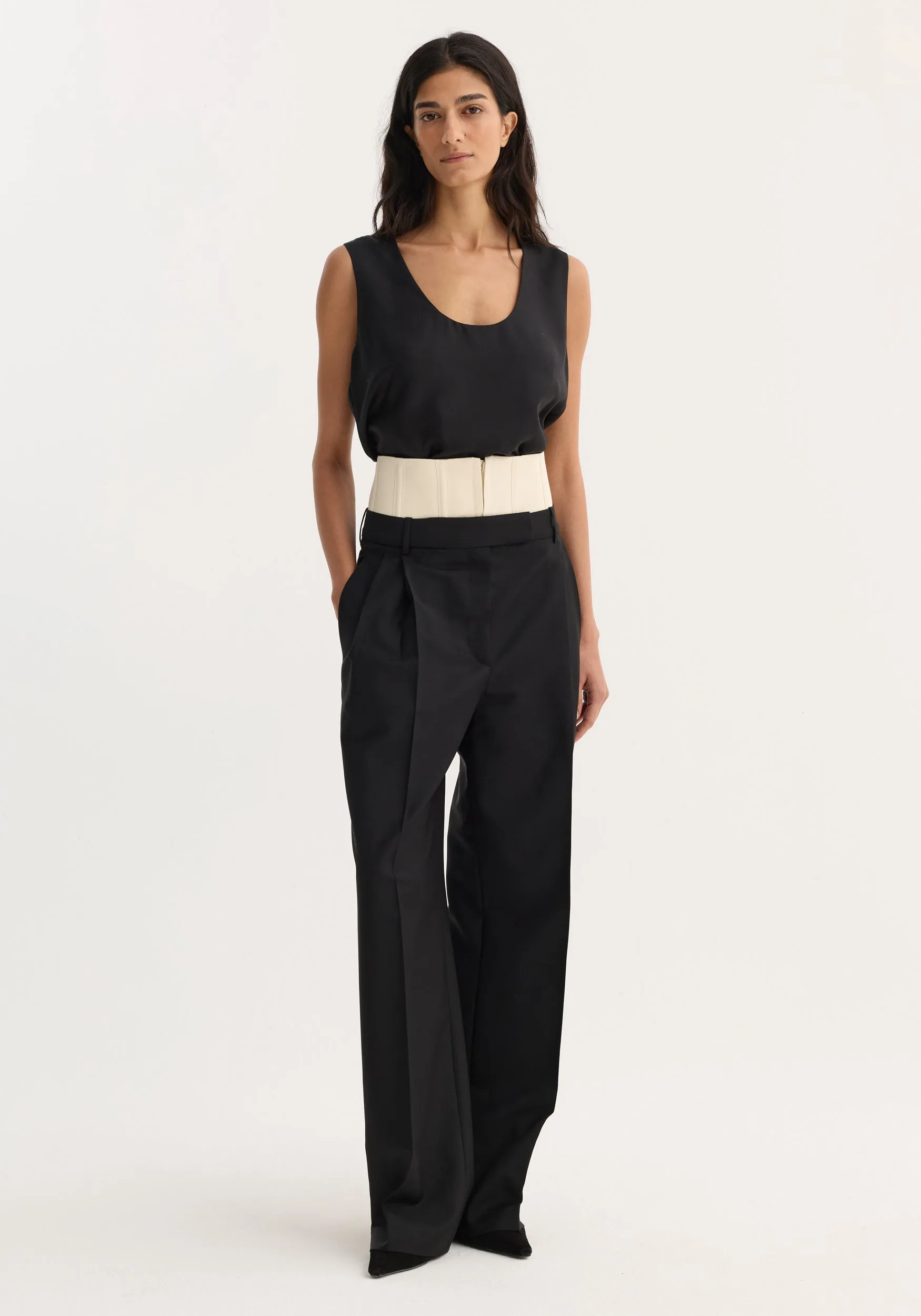 Corset trousers | black sold by Rohe