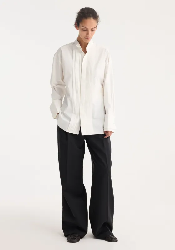 Tuxedo wired shaped shirt | optic white made by Rohe