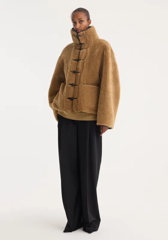 Shearling coat | cognac sold by Rohe