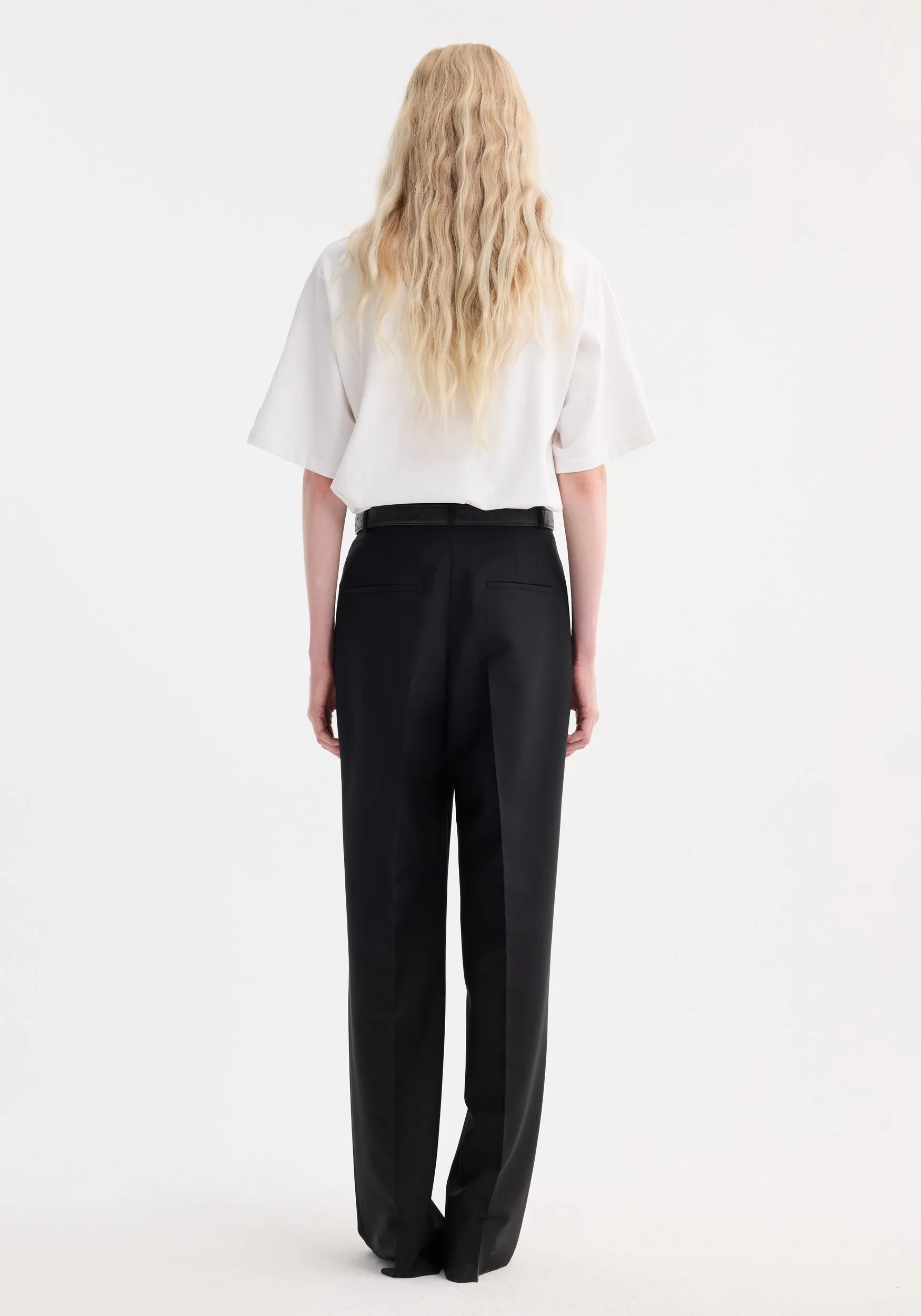 Oversized cotton t-shirt | optic white sold by Rohe product image thumbnail 4