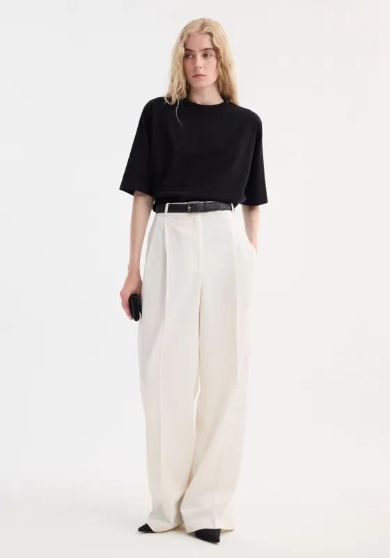 Oversized cotton t-shirt | black sold by Rohe