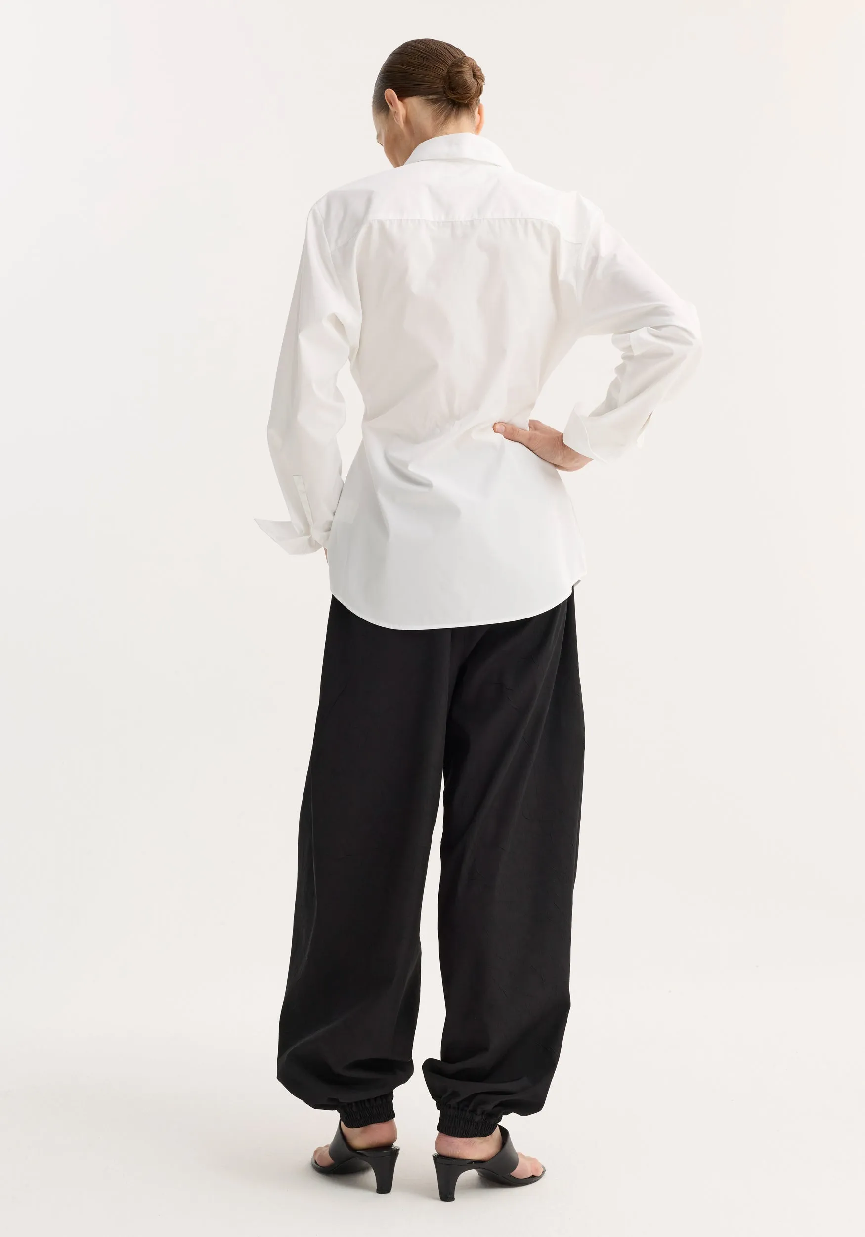 Poplin shaped shirt | optic white sold by Rohe product image thumbnail 3