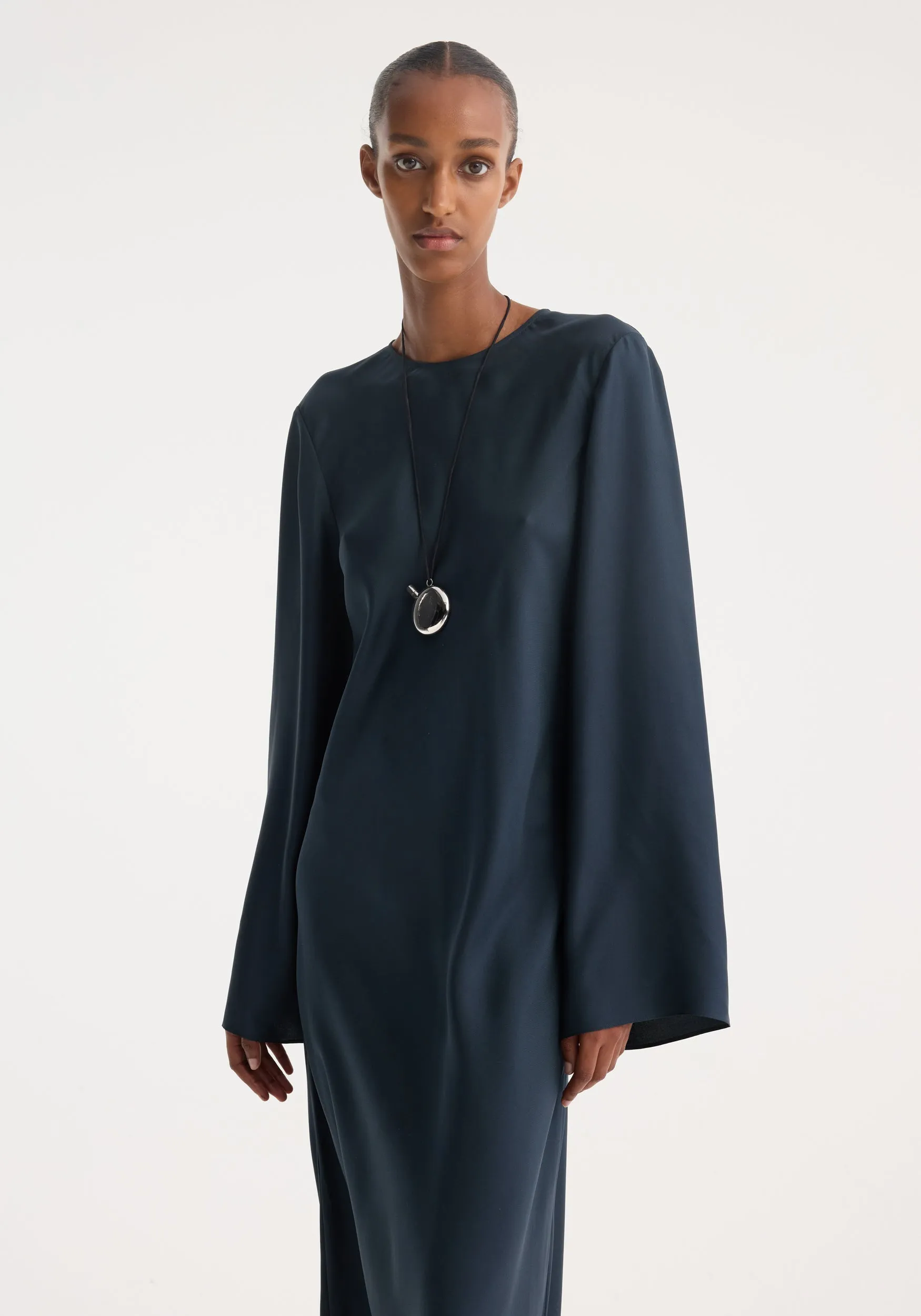 Signature silk dress | storm sold by Rohe product image thumbnail 2