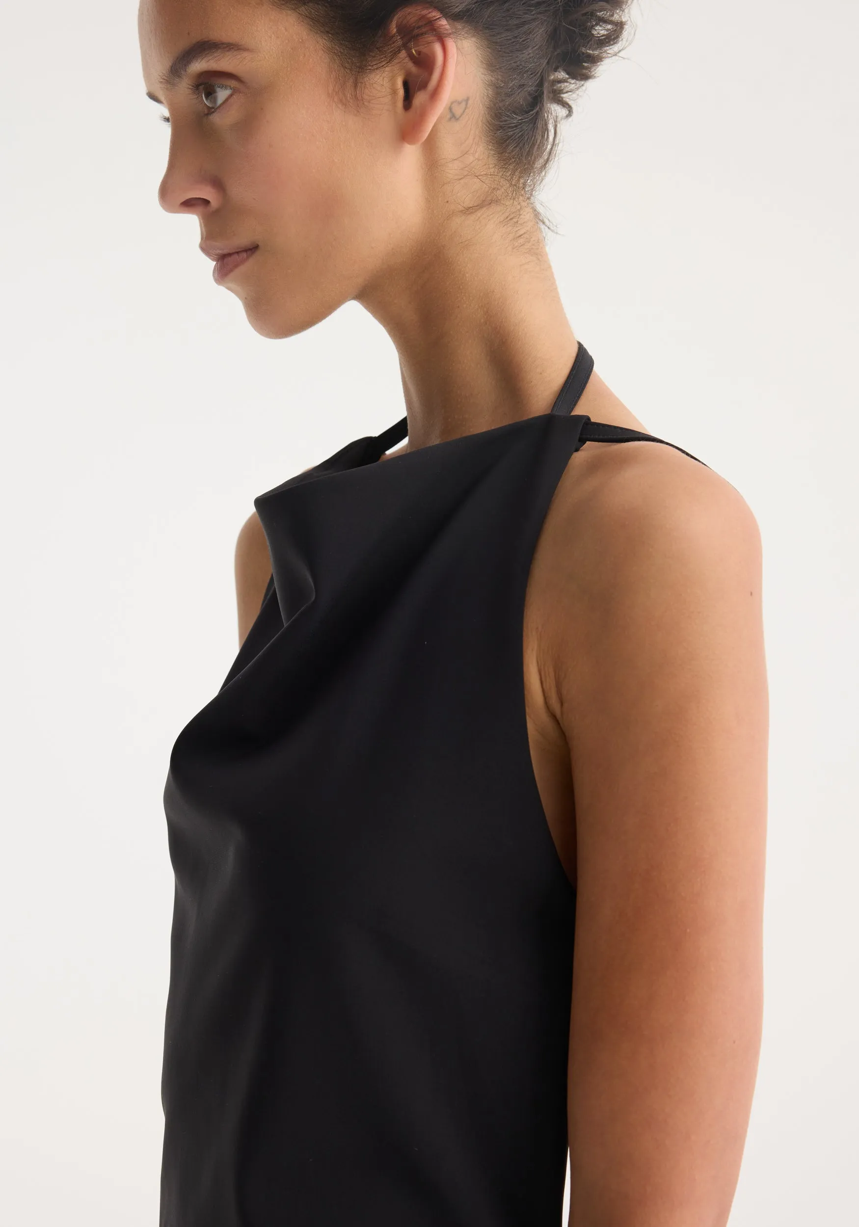 Open back dress | black sold by Rohe product image thumbnail 4