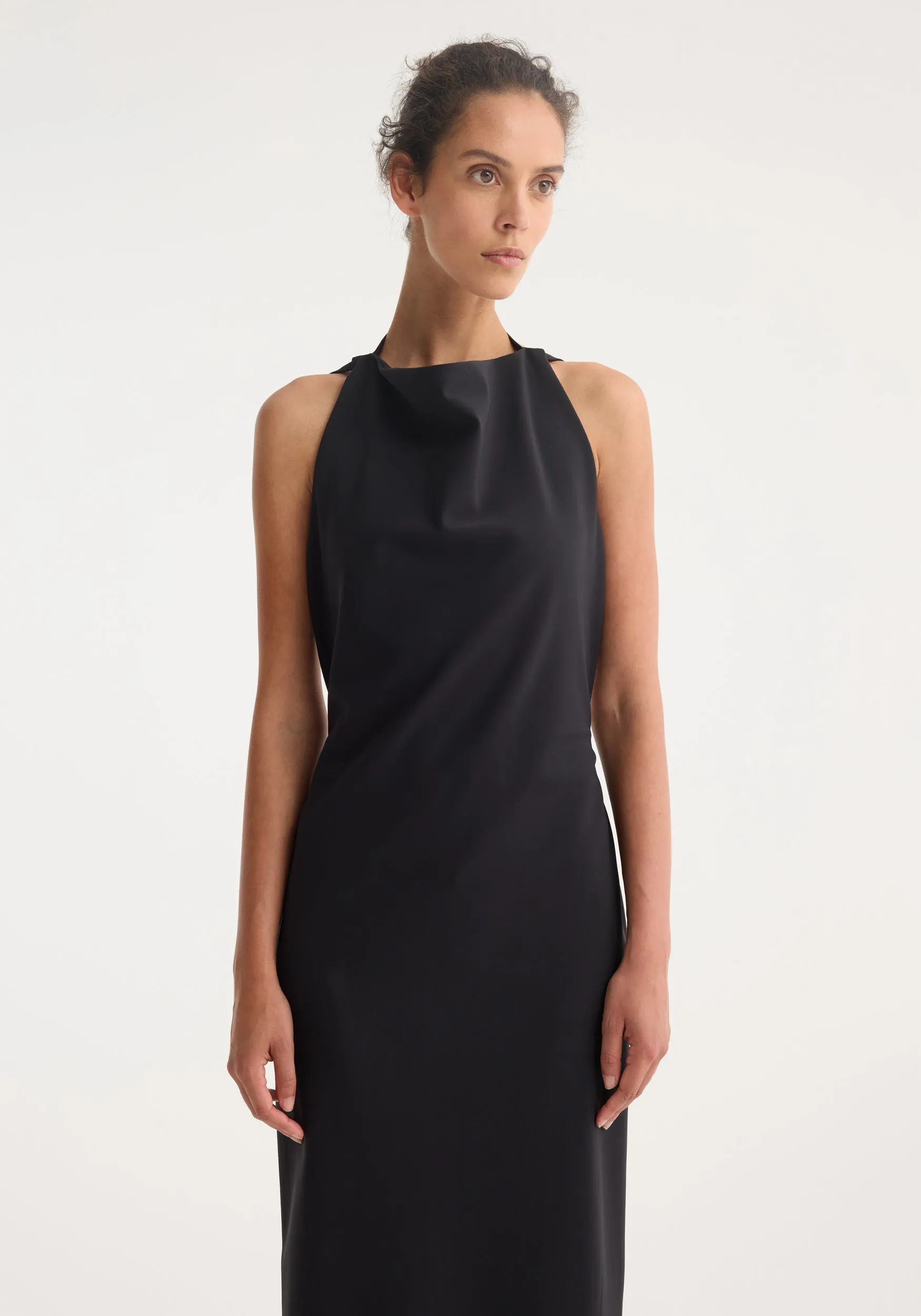 Open back dress | black sold by Rohe product image thumbnail 3