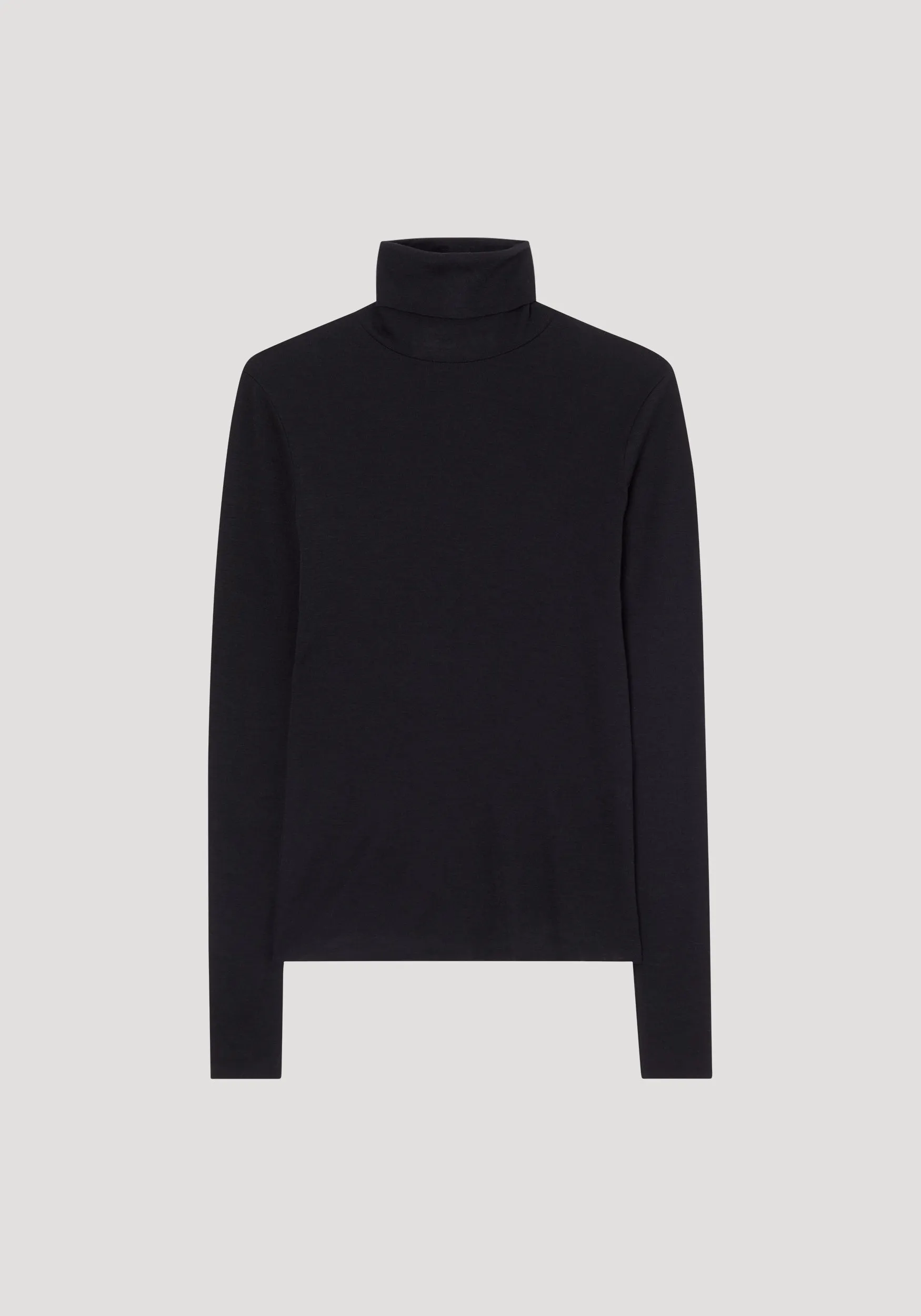 Fine merino turtleneck | black sold by Rohe product image thumbnail 5