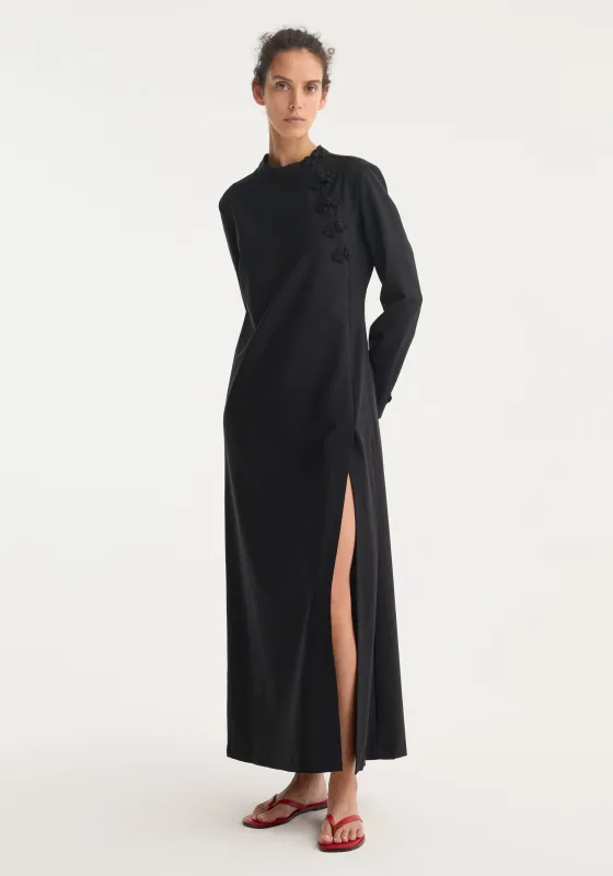 Pankou closure dress | black made by Rohe
