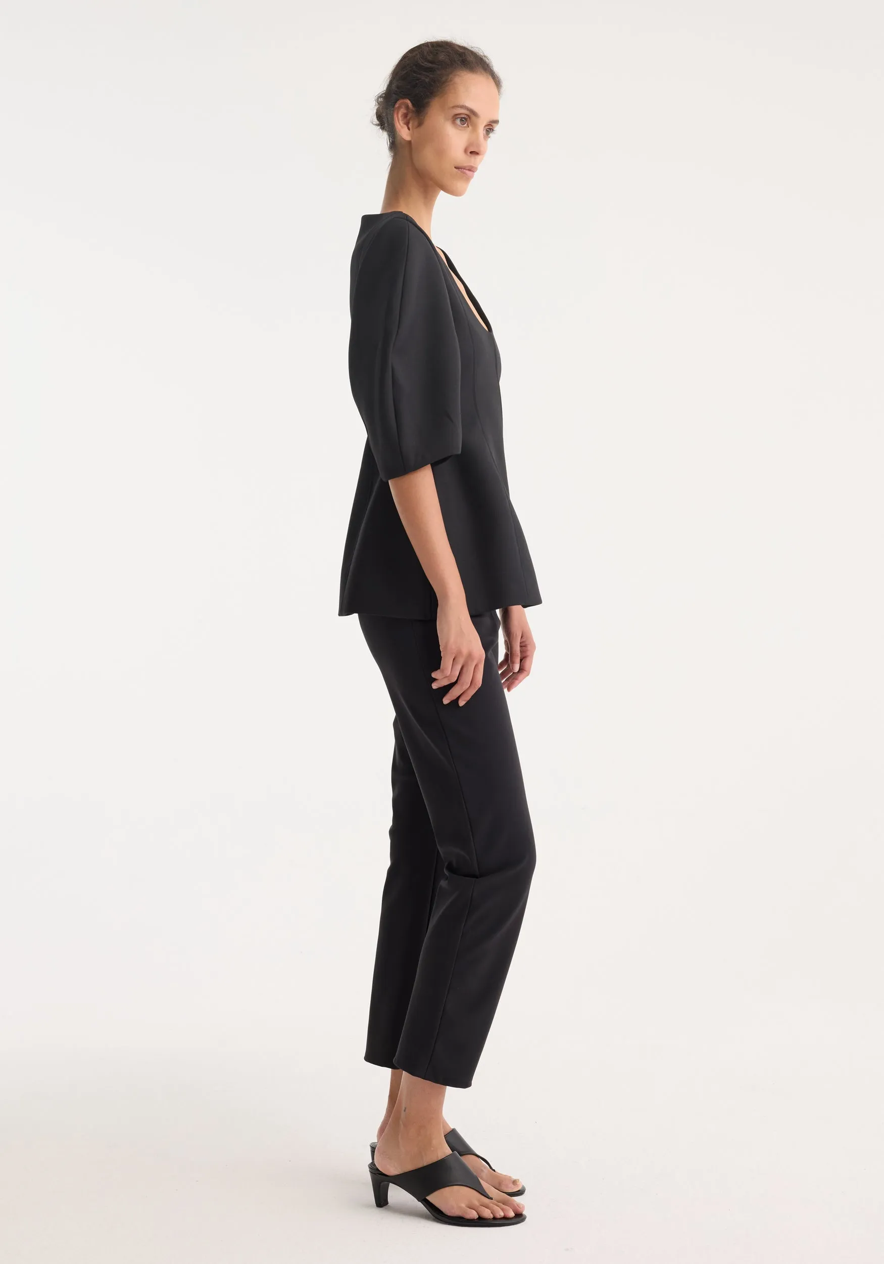 Sculptural top | black sold by Rohe product image thumbnail 4