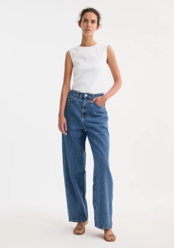 Signature baggy fit denim | mid denim blue made by Rohe