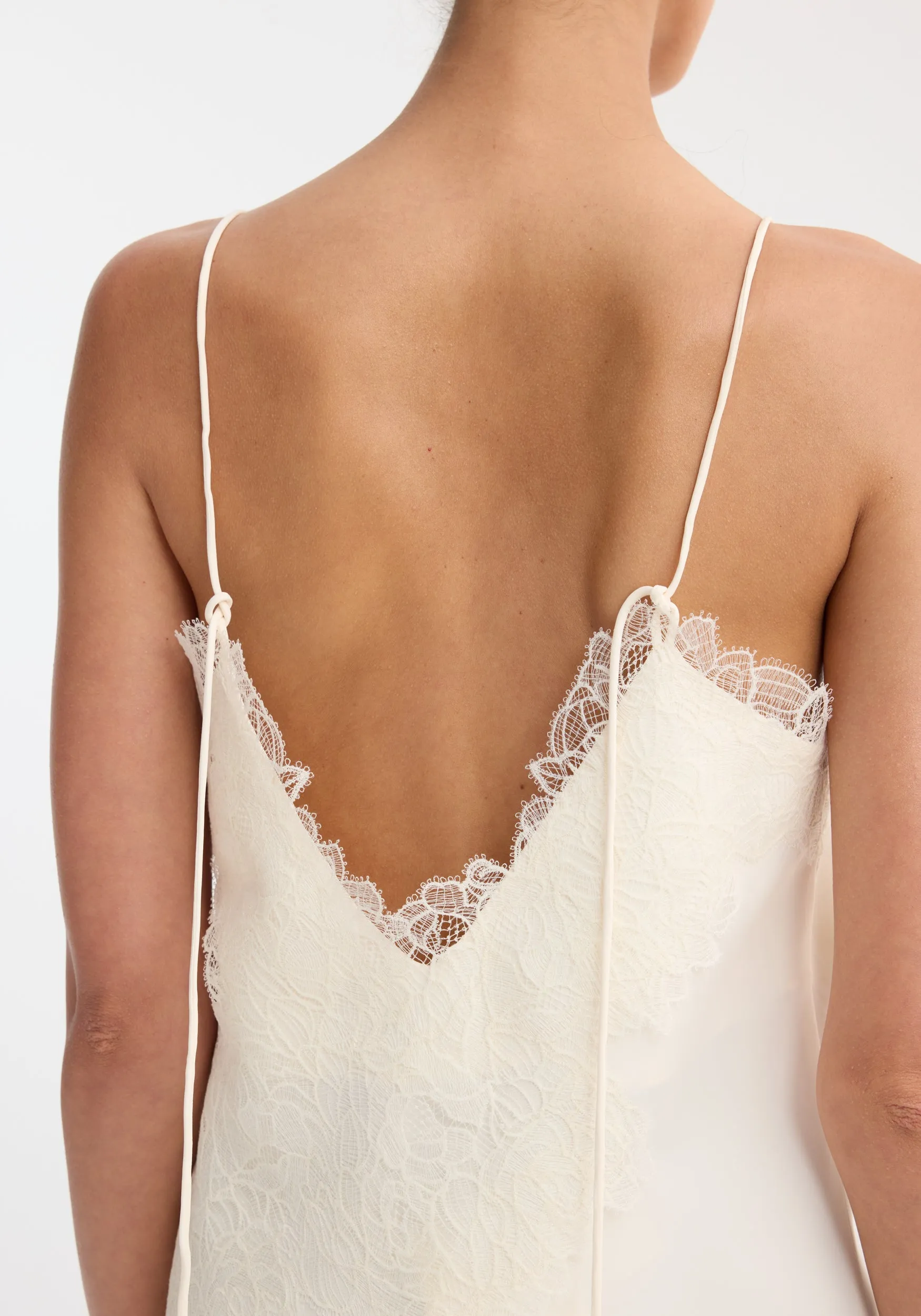 Lace slipdress | cream sold by Rohe product image thumbnail 5