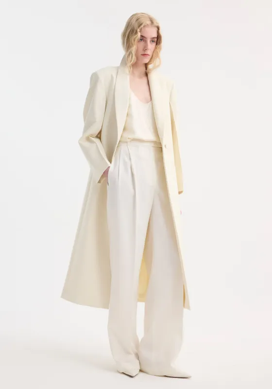 Signature opera coat | ivory sold by Rohe