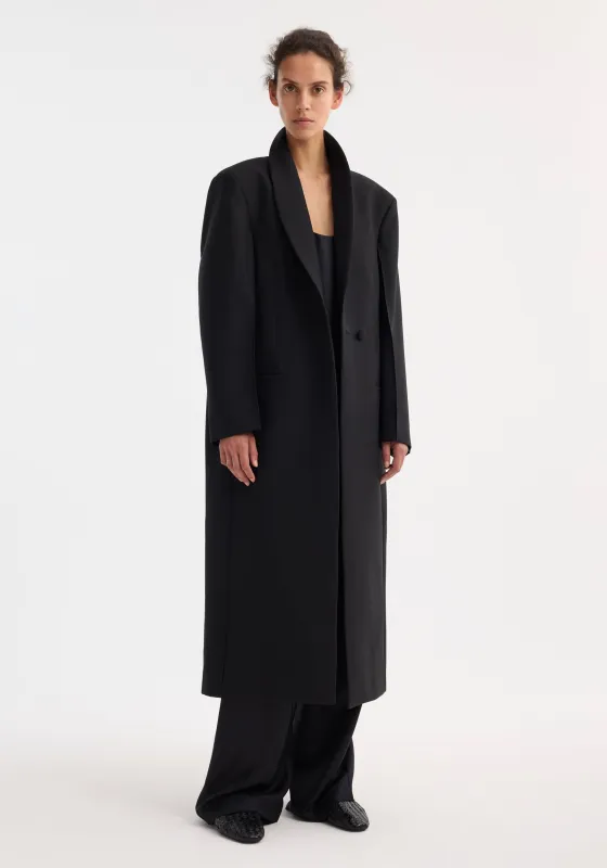Signature opera coat | black sold by Rohe