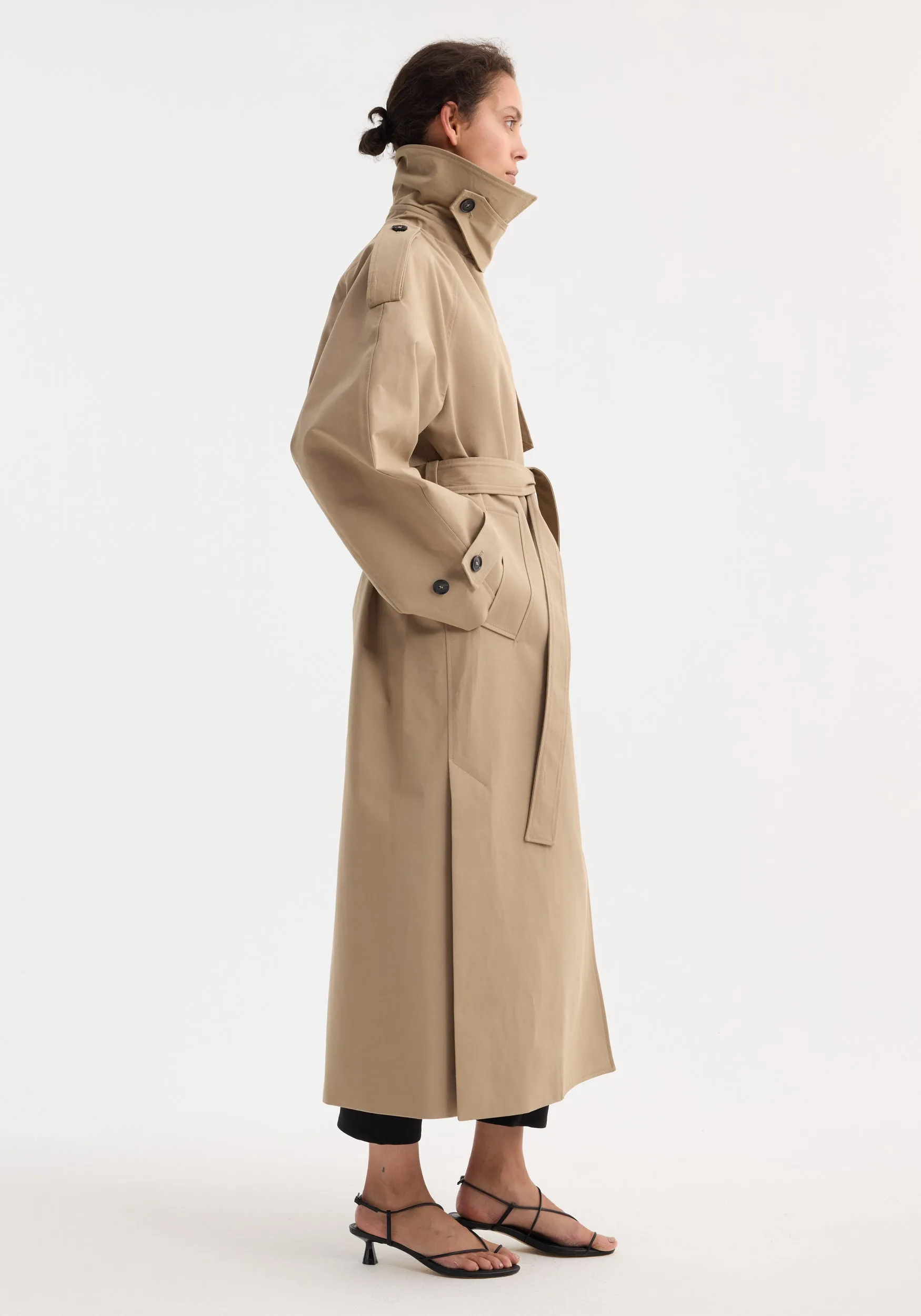 Oversized classic trench | clay sold by Rohe product image thumbnail 4