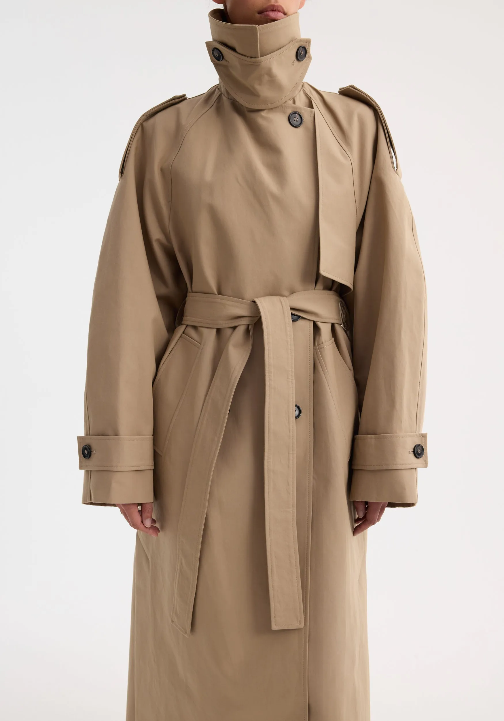 Oversized classic trench | clay sold by Rohe product image thumbnail 2