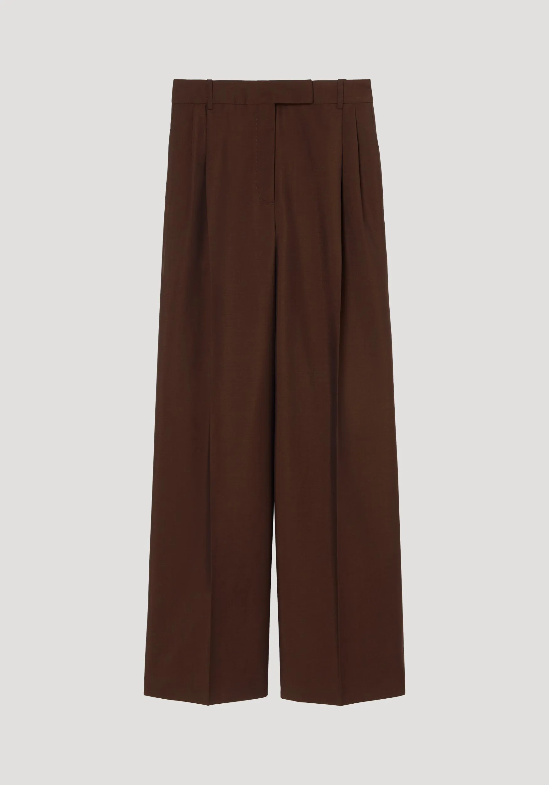 Mid-waist tailored trousers | mahogany sold by Rohe product image thumbnail 5