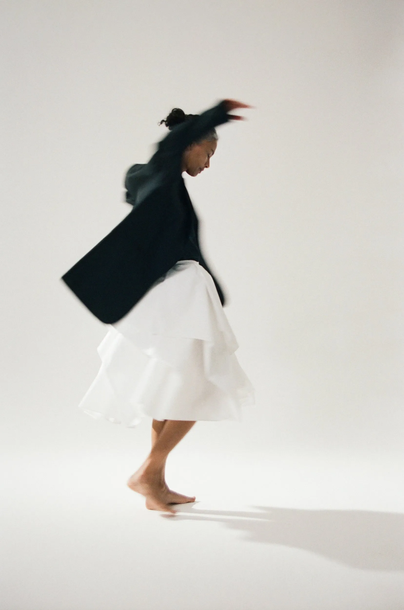 Kiku skirt | optic white sold by Rohe