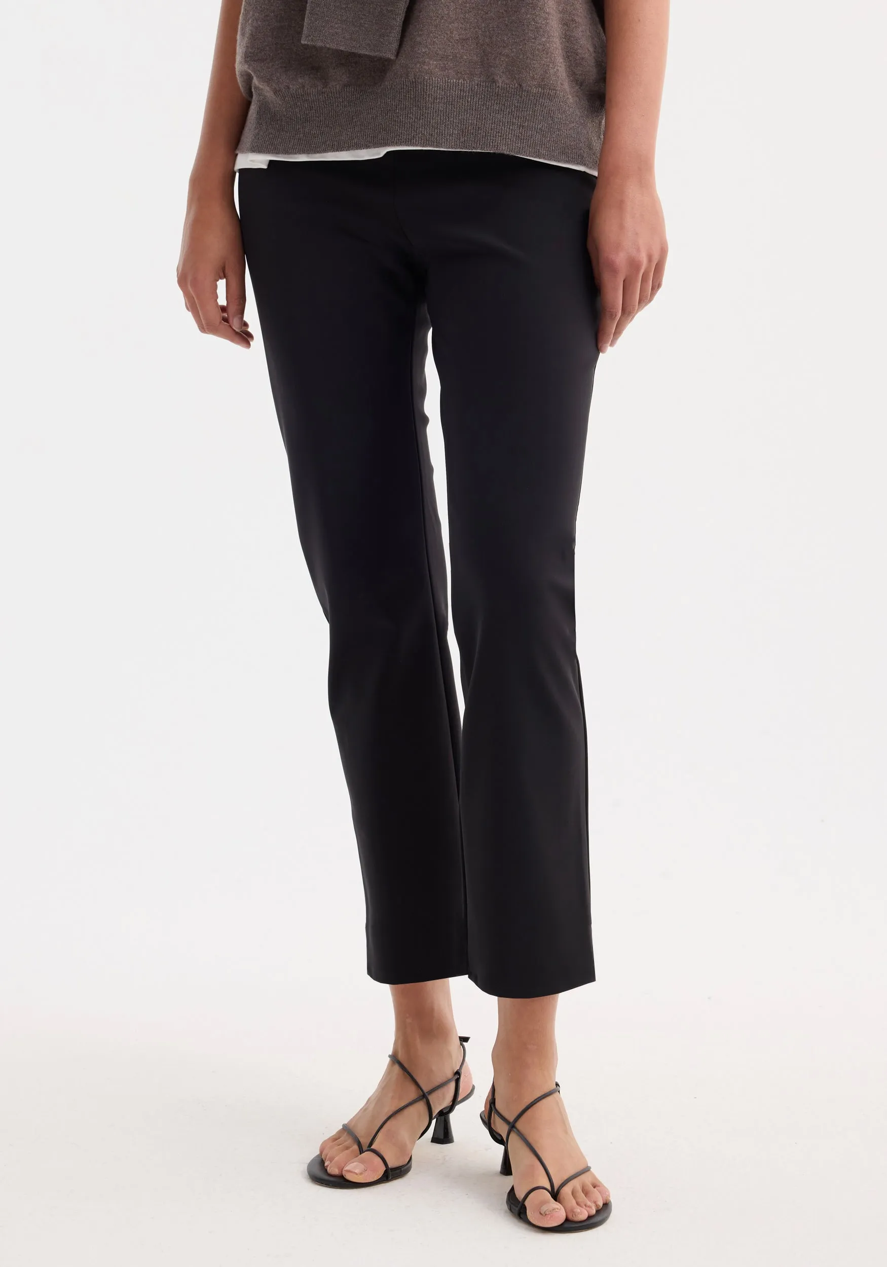 Cigarette scuba trousers | black sold by Rohe product image thumbnail 2