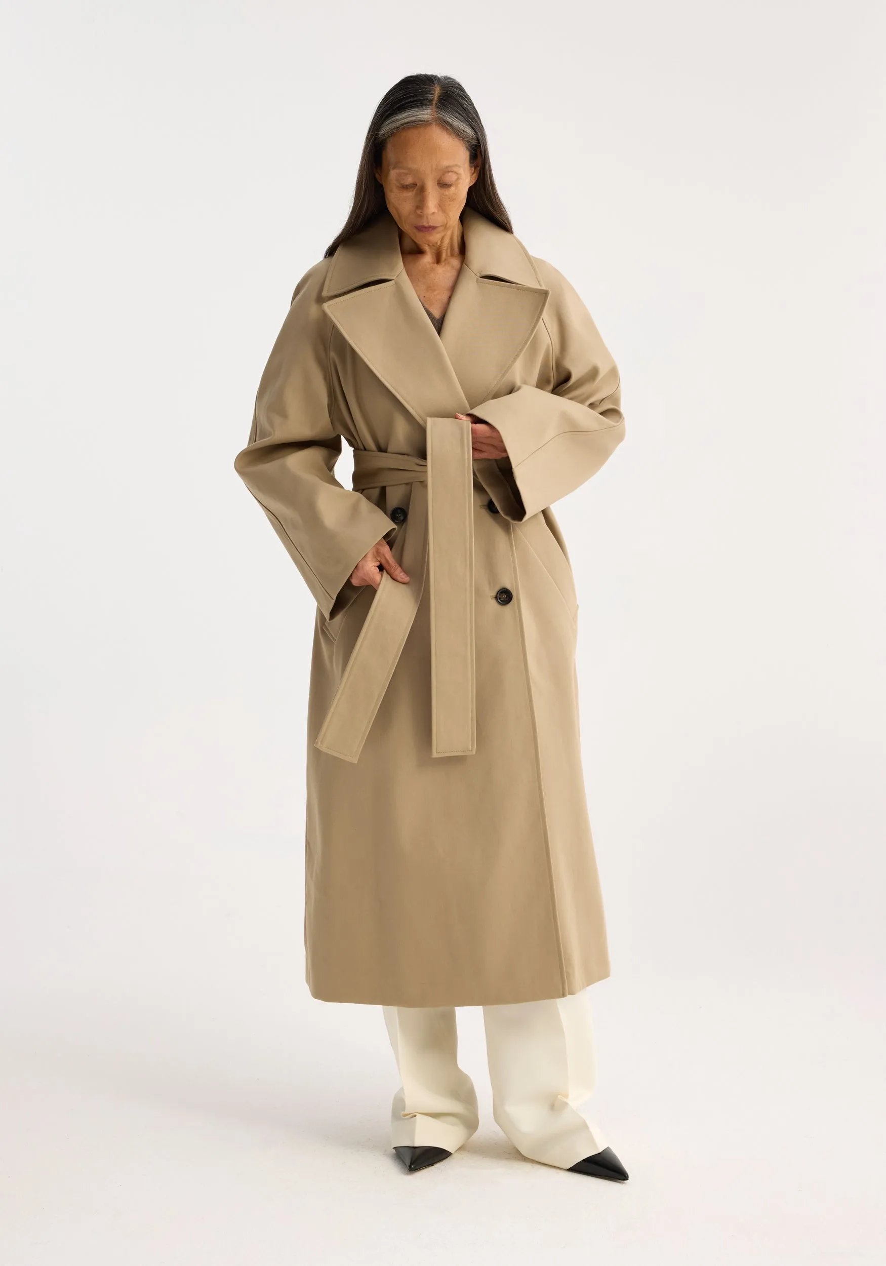 Classic trench coat | khaki sold by Rohe product image thumbnail 3