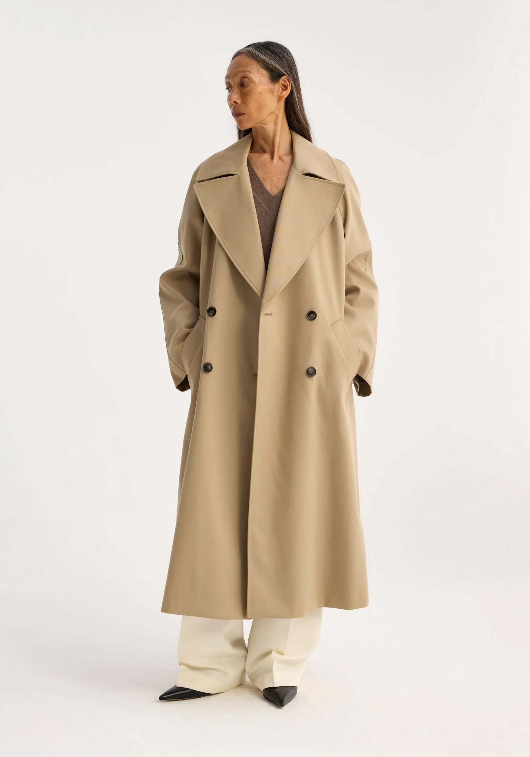 Classic trench coat | khaki sold by Rohe