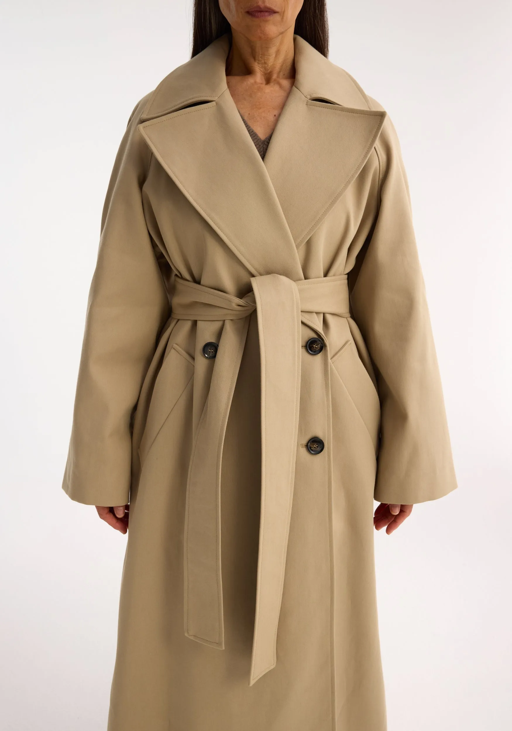 Classic trench coat | khaki sold by Rohe product image thumbnail 4