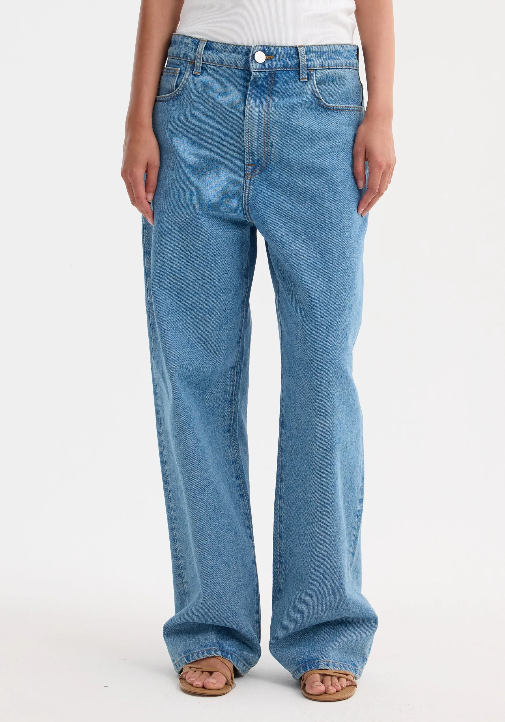 Signature baggy fit denim | denim blue sold by Rohe product image thumbnail 4
