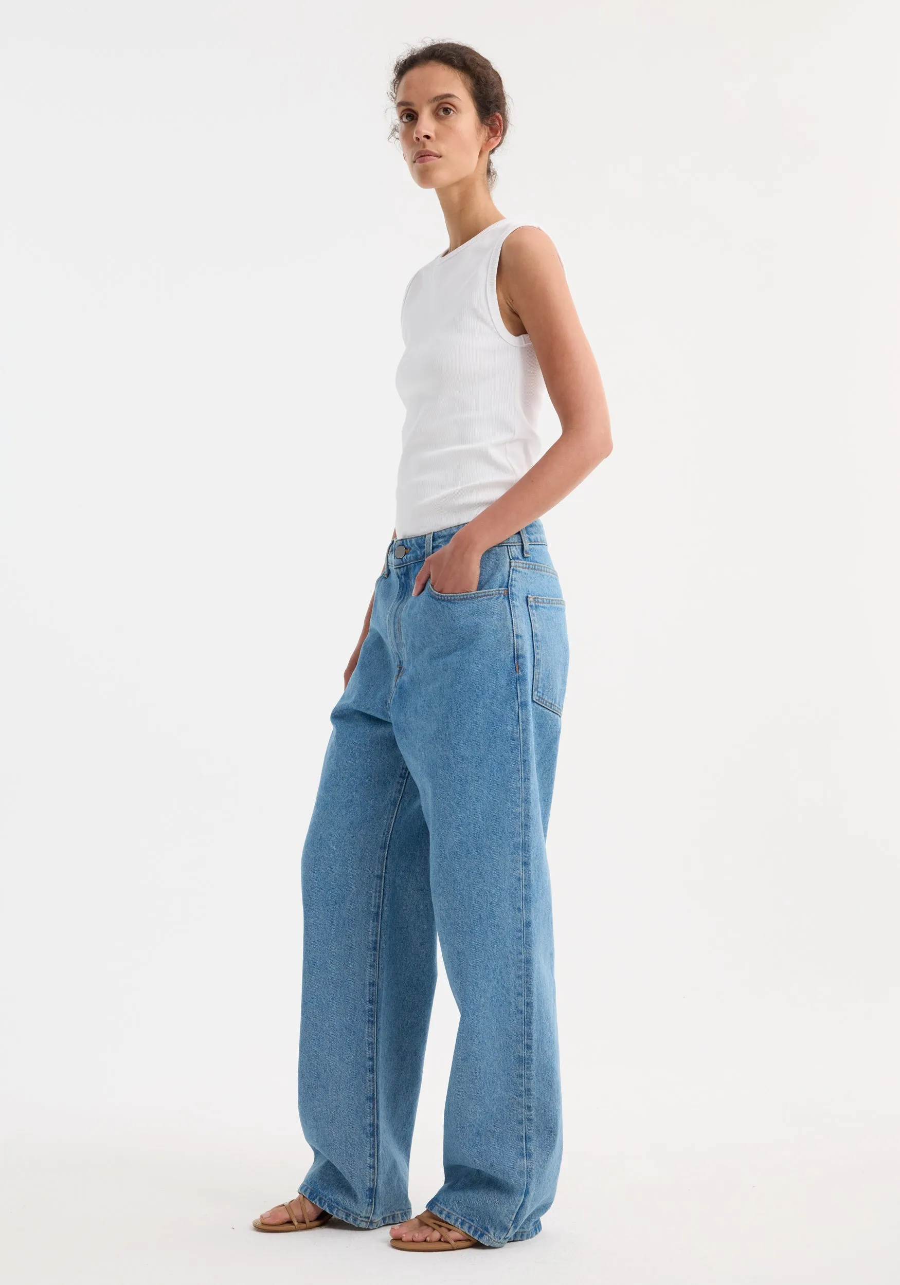 Signature baggy fit denim | denim blue sold by Rohe product image thumbnail 2