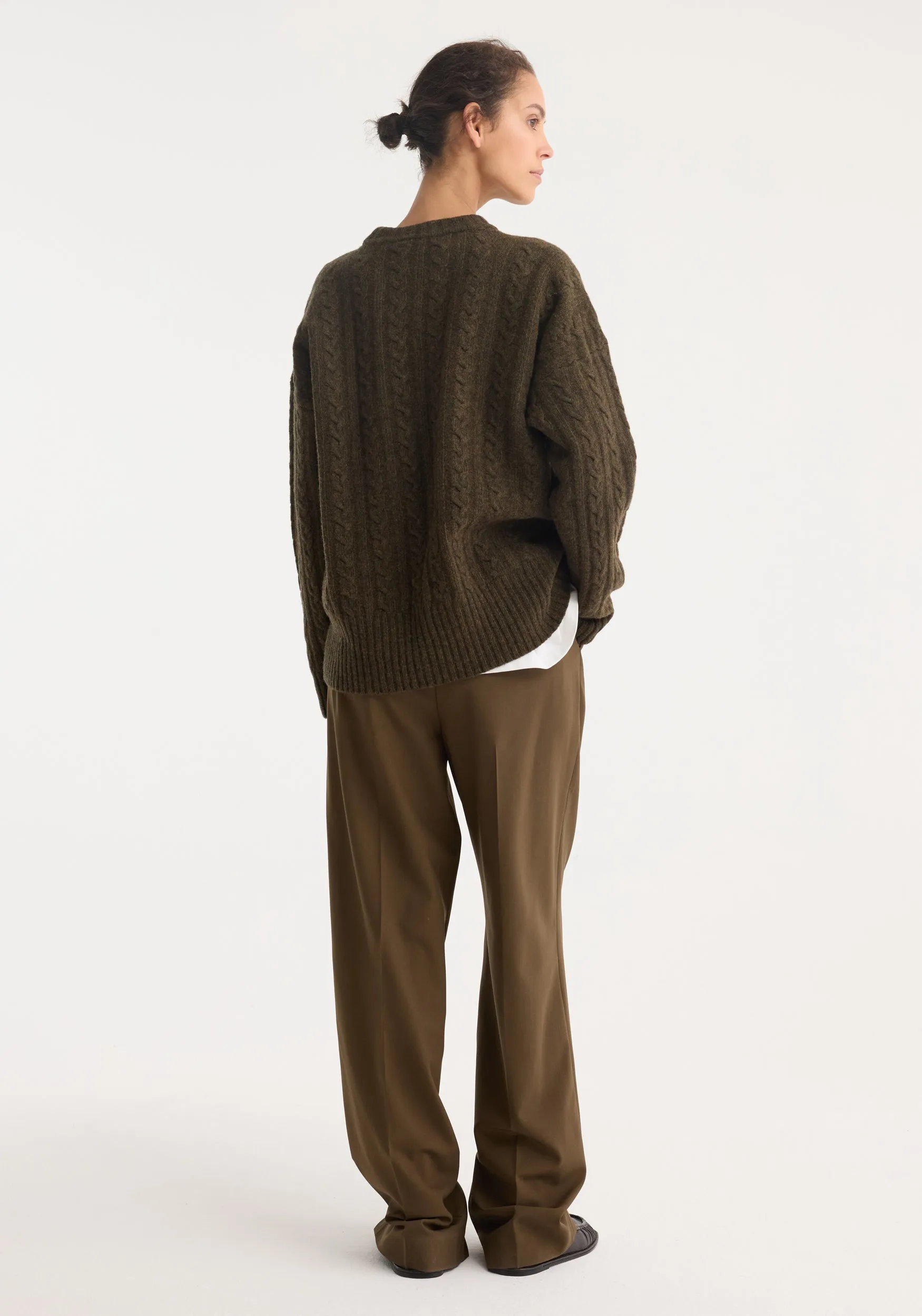 Signature tailored trousers | forest sold by Rohe product image thumbnail 4