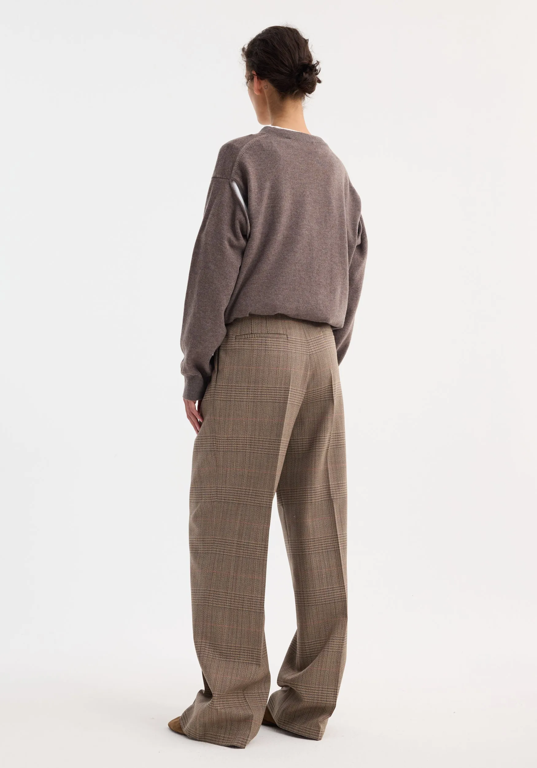 Mid-waist tailored trousers | Prince of Wales sold by Rohe product image thumbnail 5