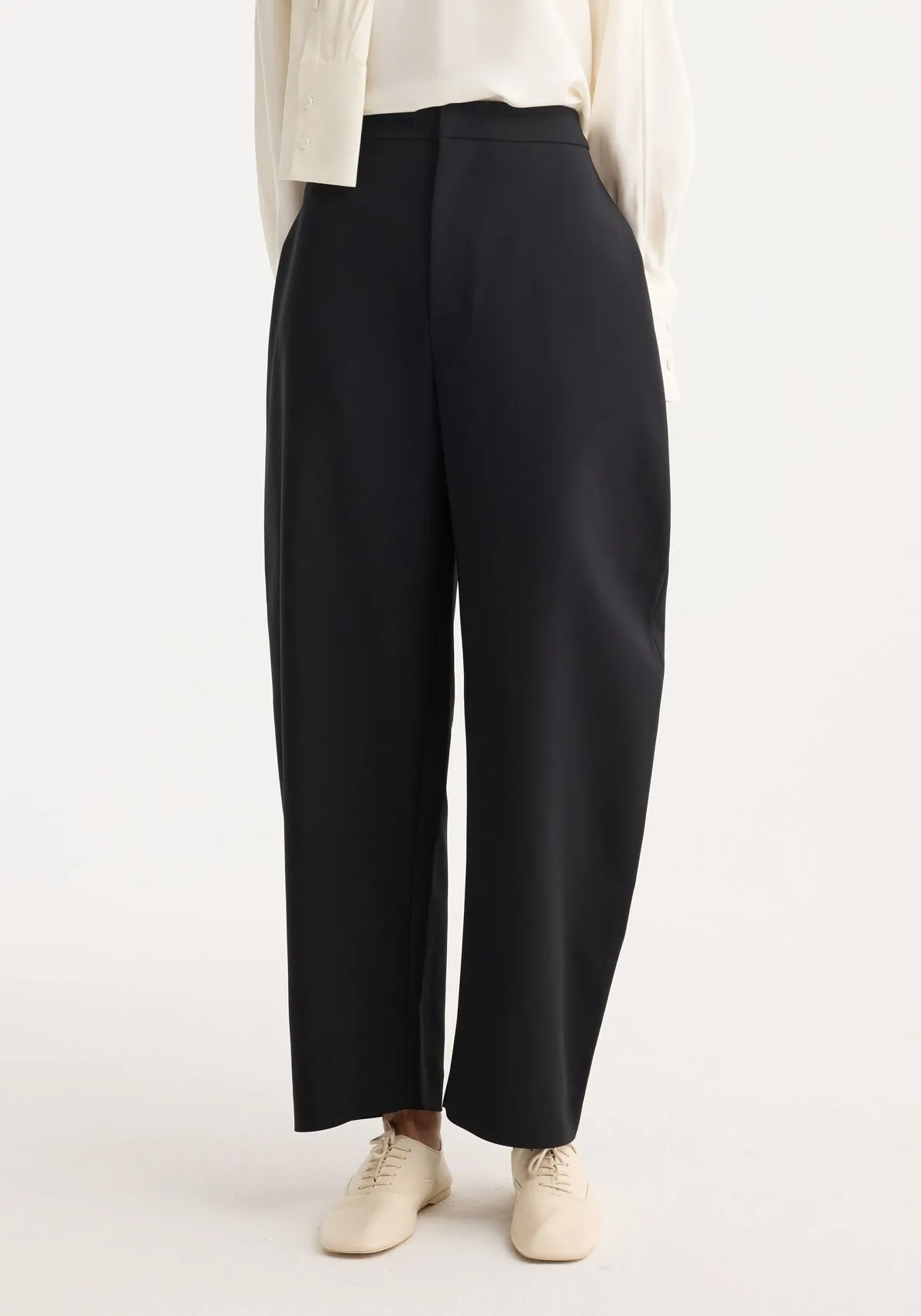 Sculptural trousers | black sold by Rohe product image thumbnail 4