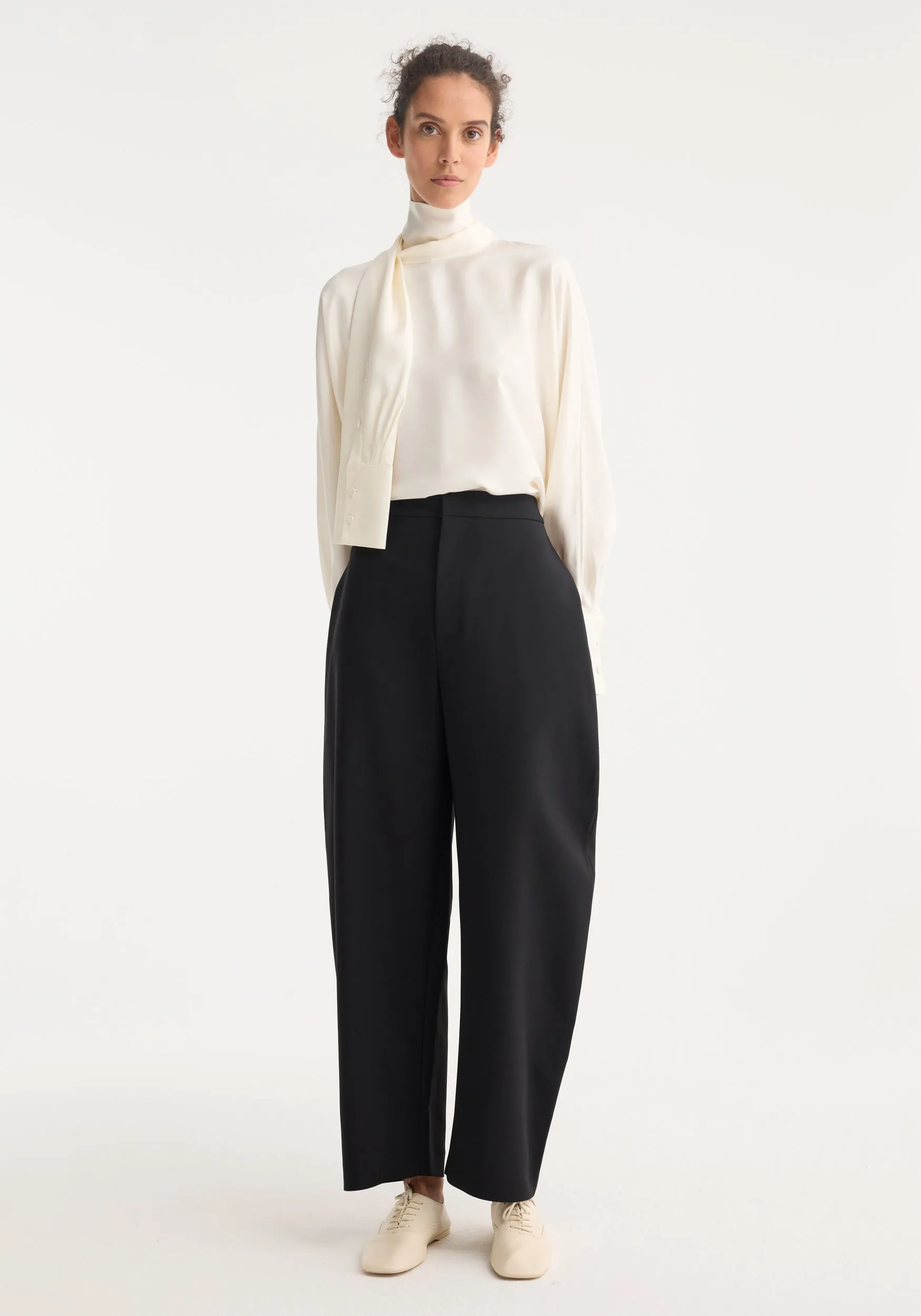 Sculptural trousers | black sold by Rohe product image thumbnail 2