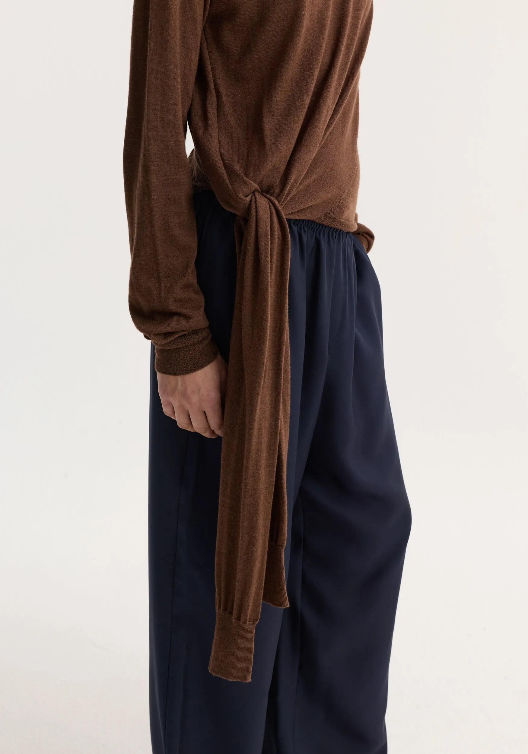 4-sleeved knitted jumper | brown sold by Rohe product image thumbnail 3