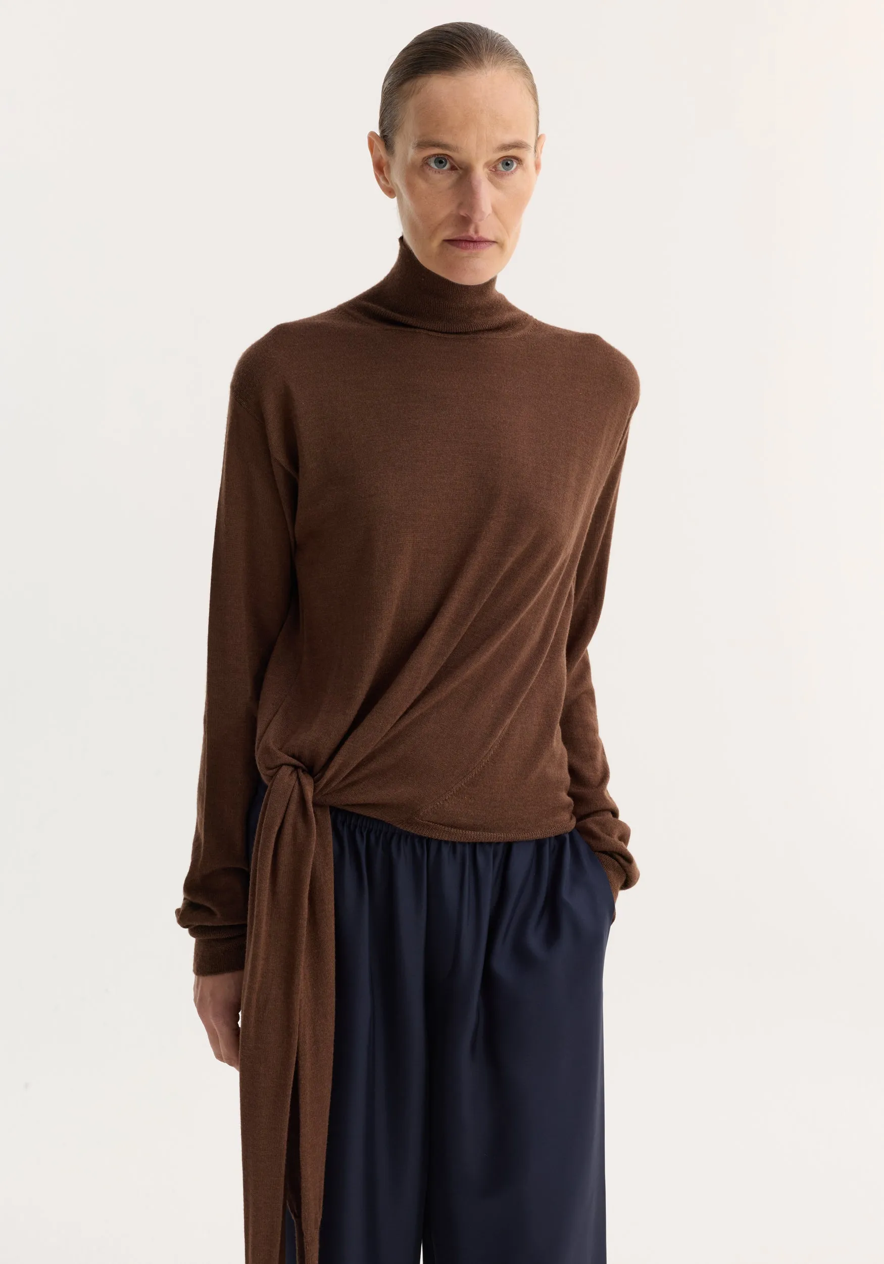4-sleeved knitted jumper | brown sold by Rohe product image thumbnail 2