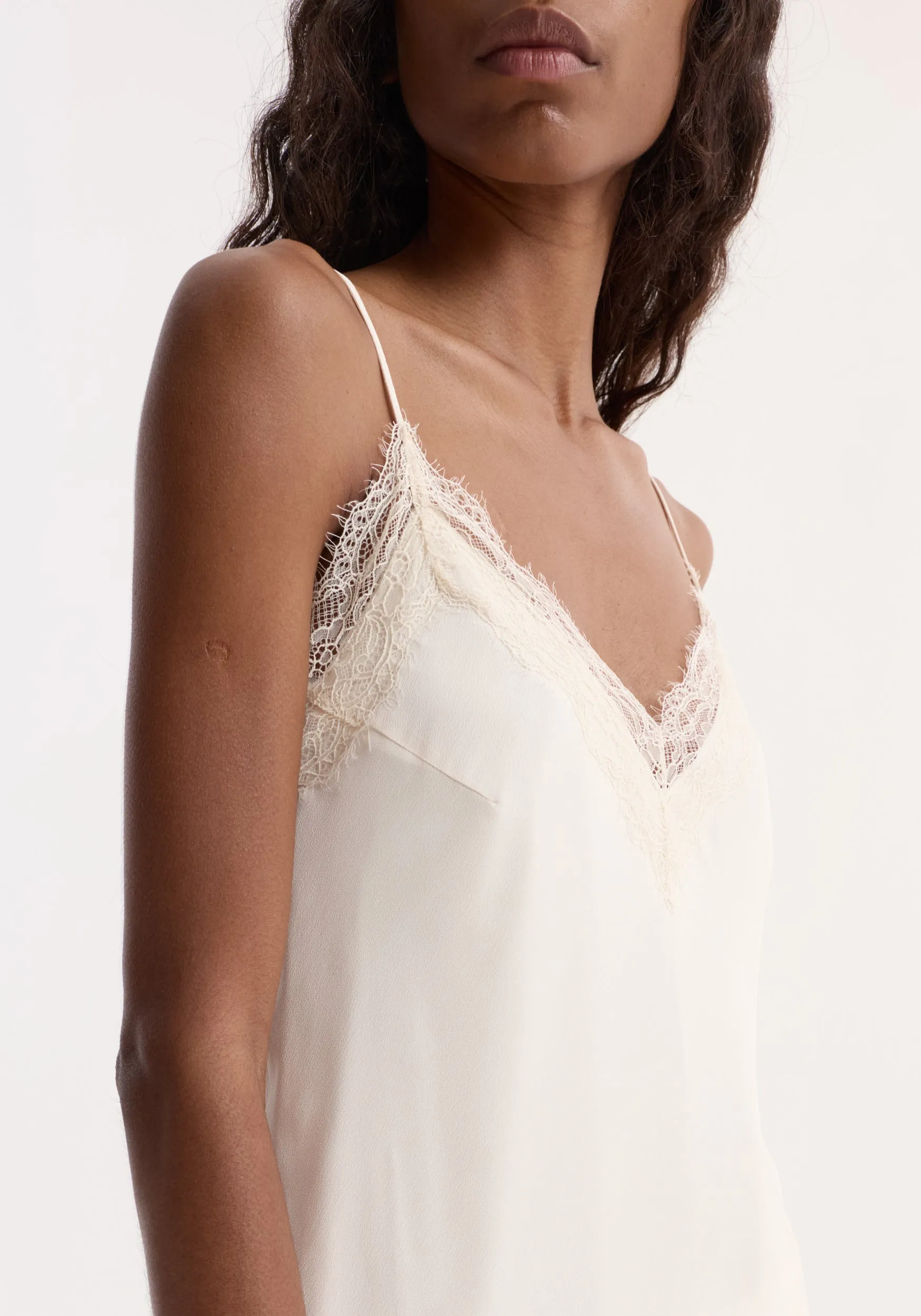 Lace camisole | off white sold by Rohe product image thumbnail 3