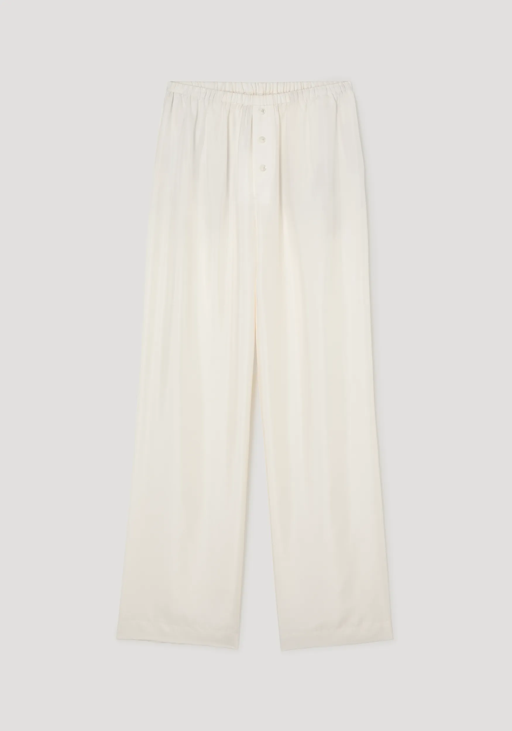 Relaxed silk trousers | cream sold by Rohe product image thumbnail 5