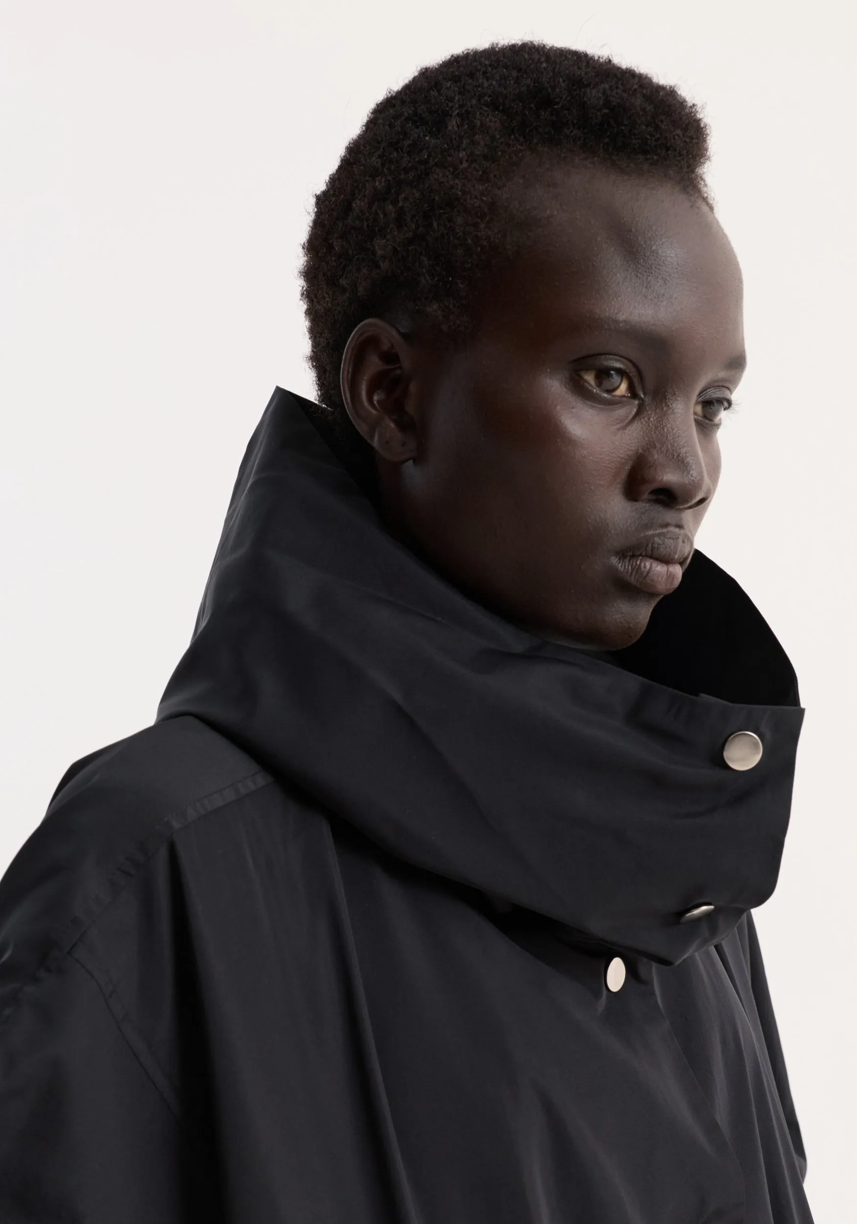 Volume silk-blend jacket | black sold by Rohe product image thumbnail 2