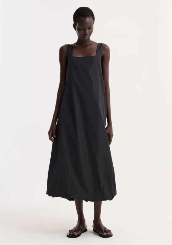 Technical volume dress | black sold by Rohe