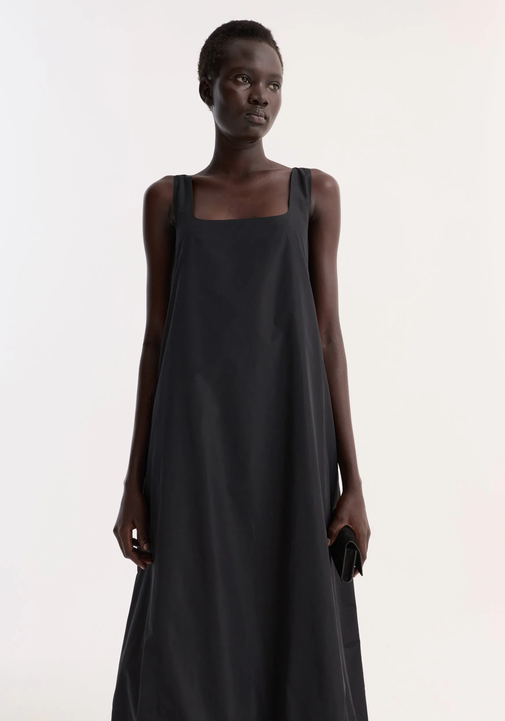Technical volume dress | black sold by Rohe product image thumbnail 2