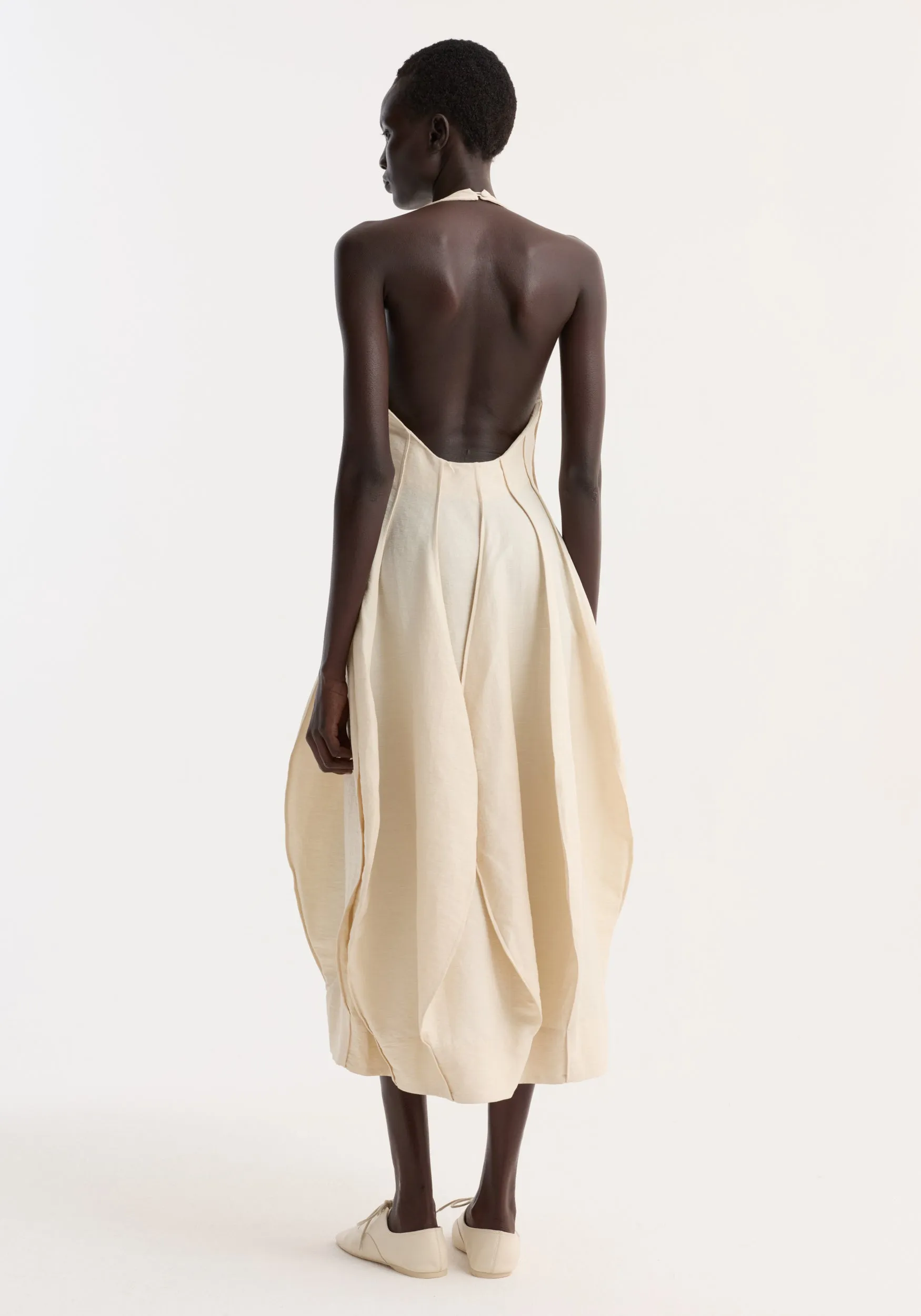 Open back tulip dress | butter sold by Rohe product image thumbnail 5