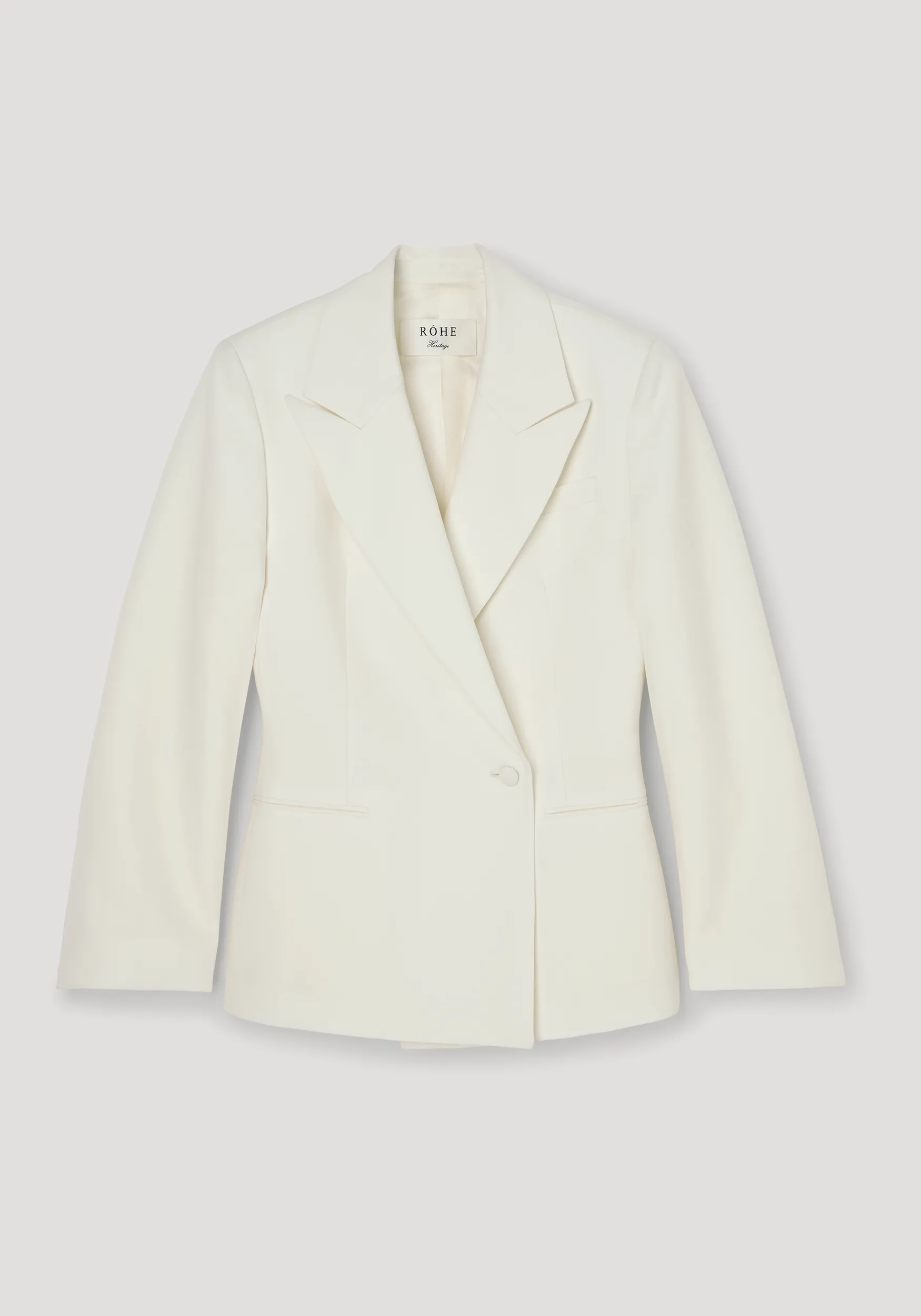 Hourglass shaped blazer | off white sold by Rohe product image thumbnail 5