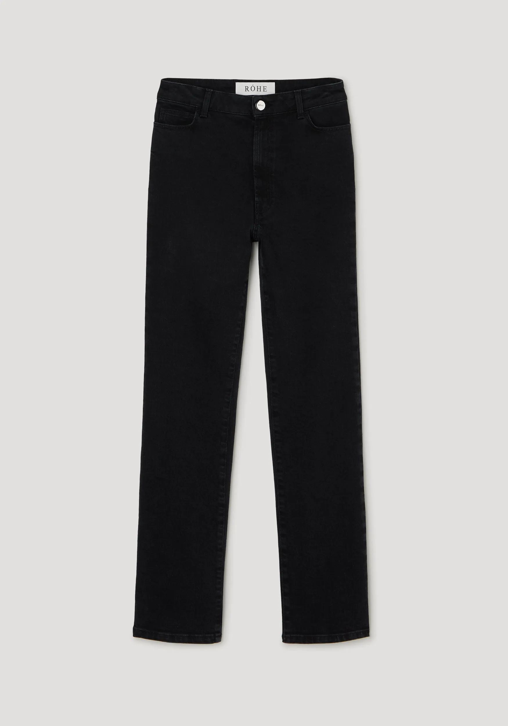 Lino - High-rise straight denim | black sold by Rohe product image thumbnail 5