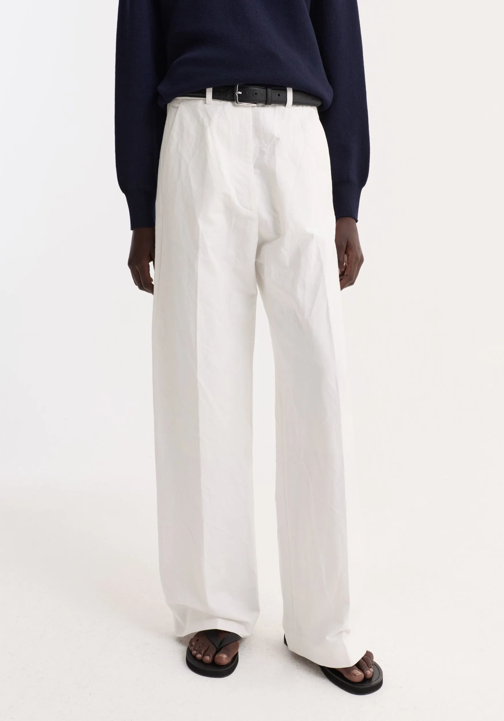 Classic baggy chino | optic white sold by Rohe product image thumbnail 2