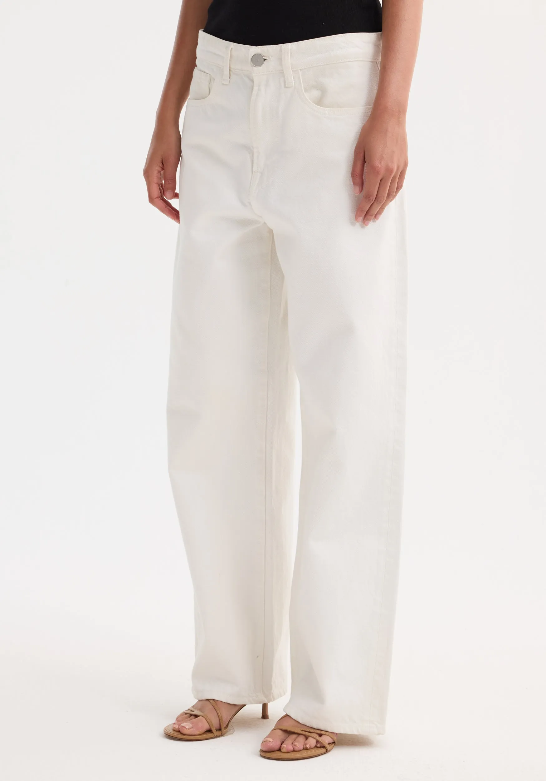 Signature baggy fit denim | optic white sold by Rohe product image thumbnail 3